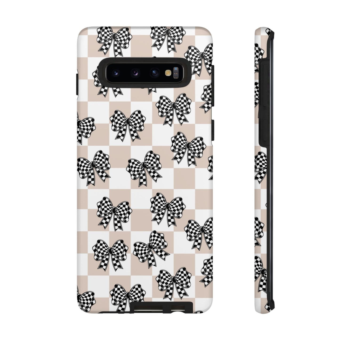 iPhone 16, Samsung S25, Google Pixel 9 Tough Phone Case, Coquette Retro Design All Models