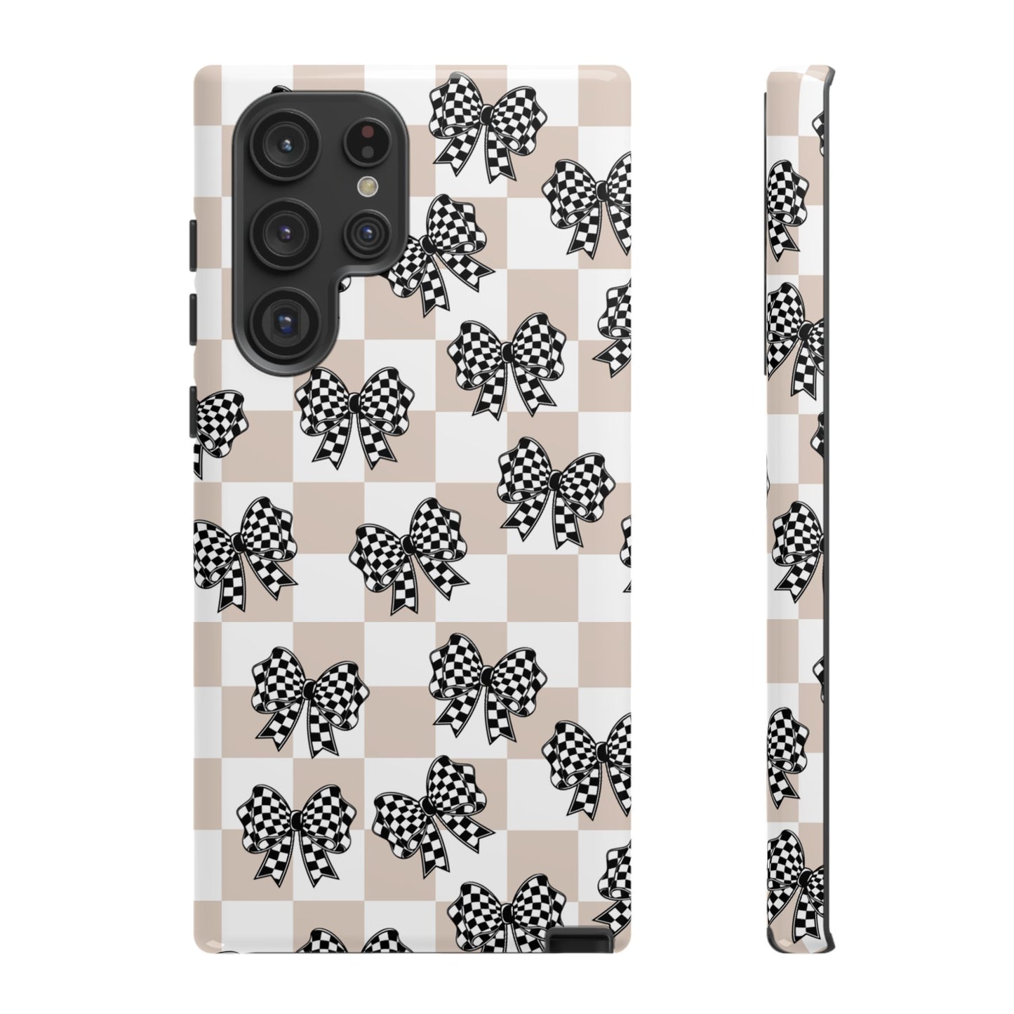 iPhone 16, Samsung S25, Google Pixel 9 Tough Phone Case, Coquette Retro Design All Models
