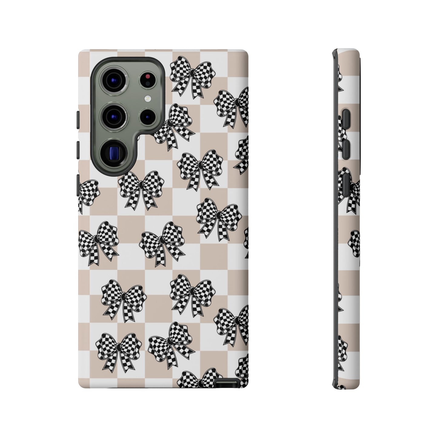 iPhone 16, Samsung S25, Google Pixel 9 Tough Phone Case, Coquette Retro Design All Models
