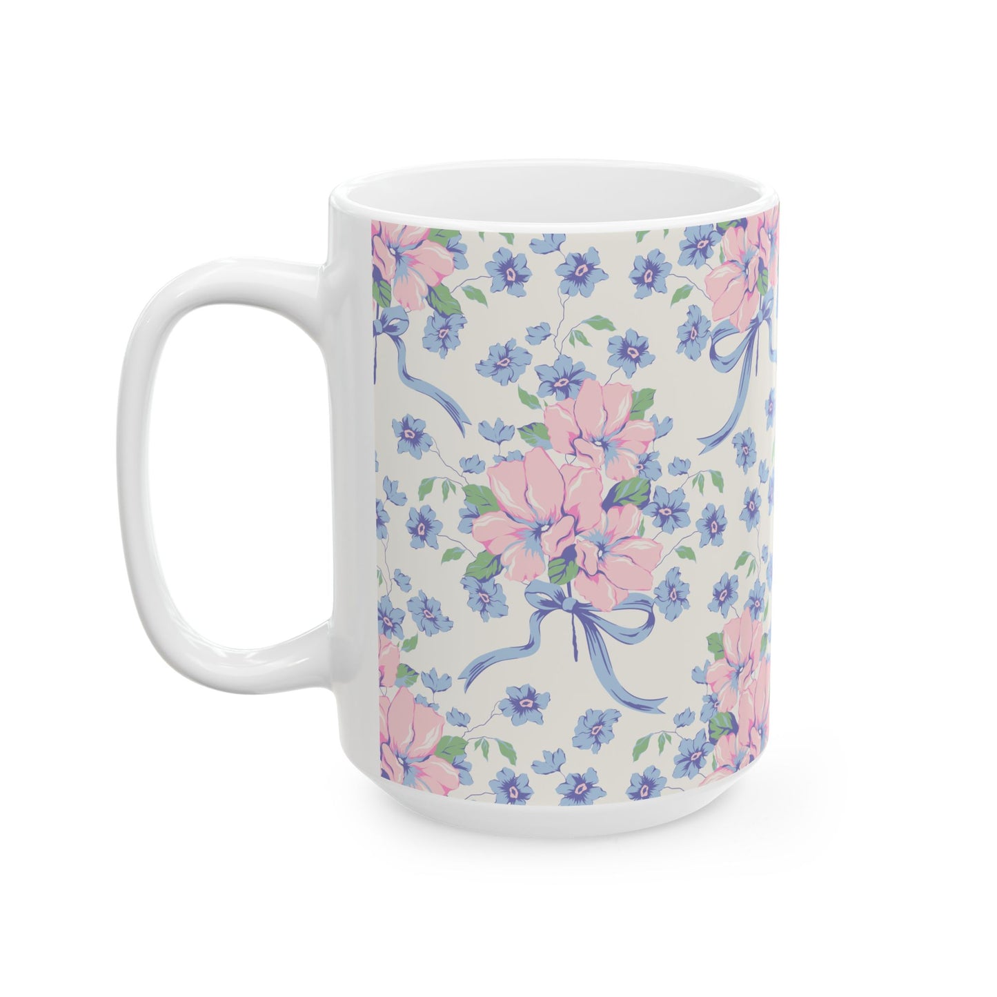Coquette Floral Pastel Coffee Cup