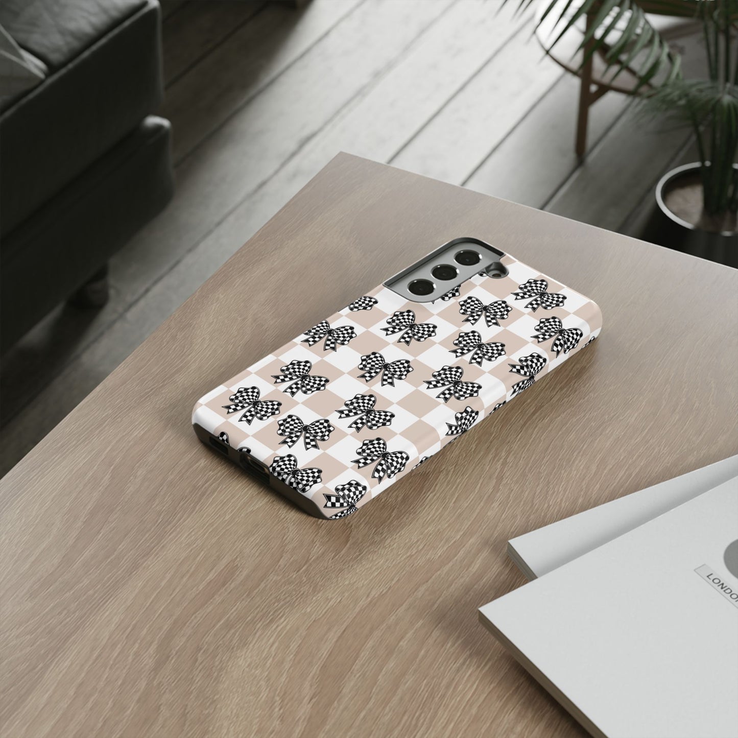iPhone 16, Samsung S25, Google Pixel 9 Tough Phone Case, Coquette Retro Design All Models