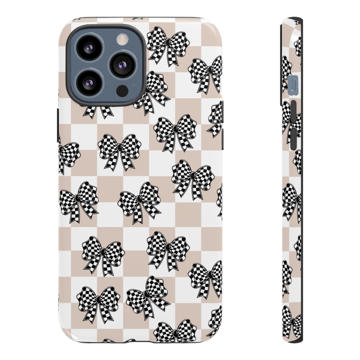 iPhone 16, Samsung S25, Google Pixel 9 Tough Phone Case, Coquette Retro Design All Models