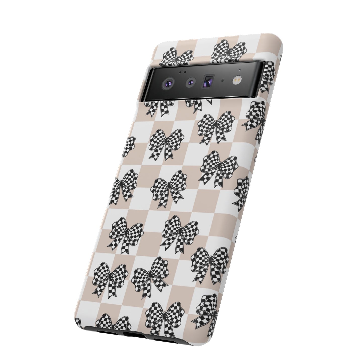iPhone 16, Samsung S25, Google Pixel 9 Tough Phone Case, Coquette Retro Design All Models