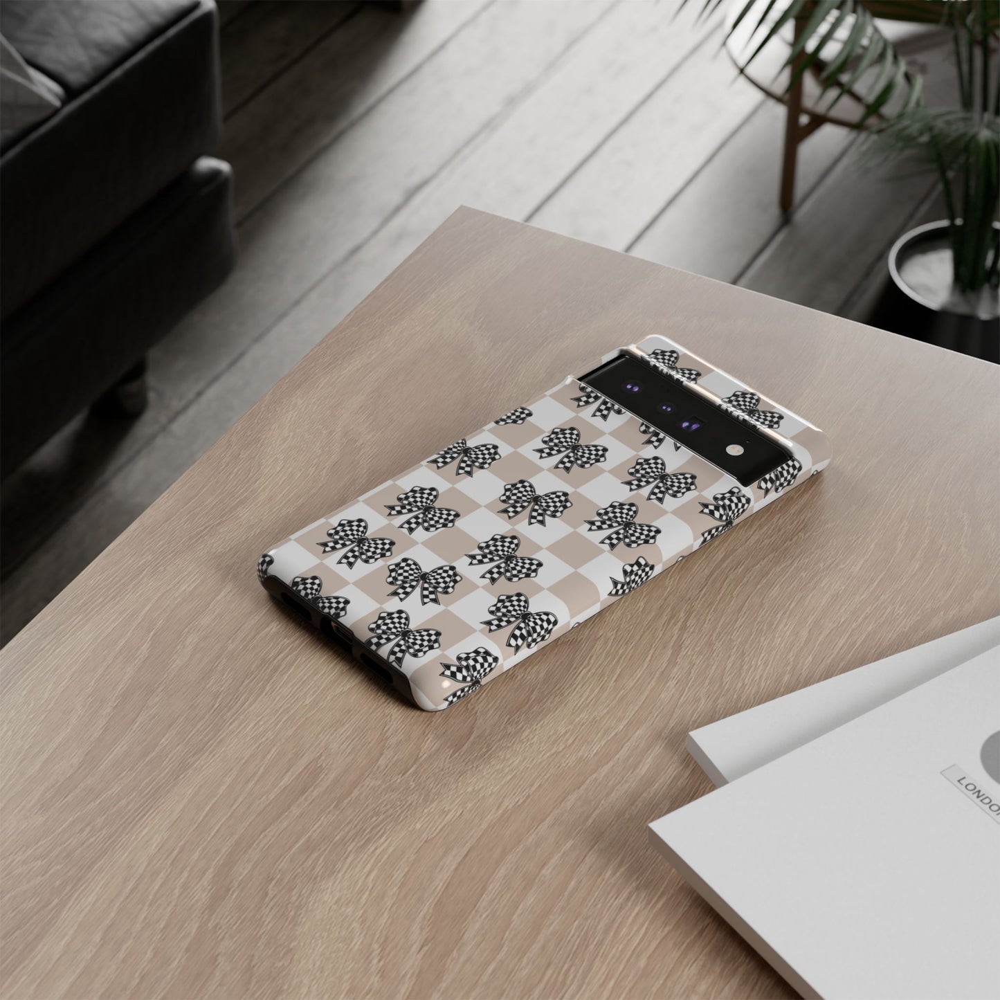 iPhone 16, Samsung S25, Google Pixel 9 Tough Phone Case, Coquette Retro Design All Models
