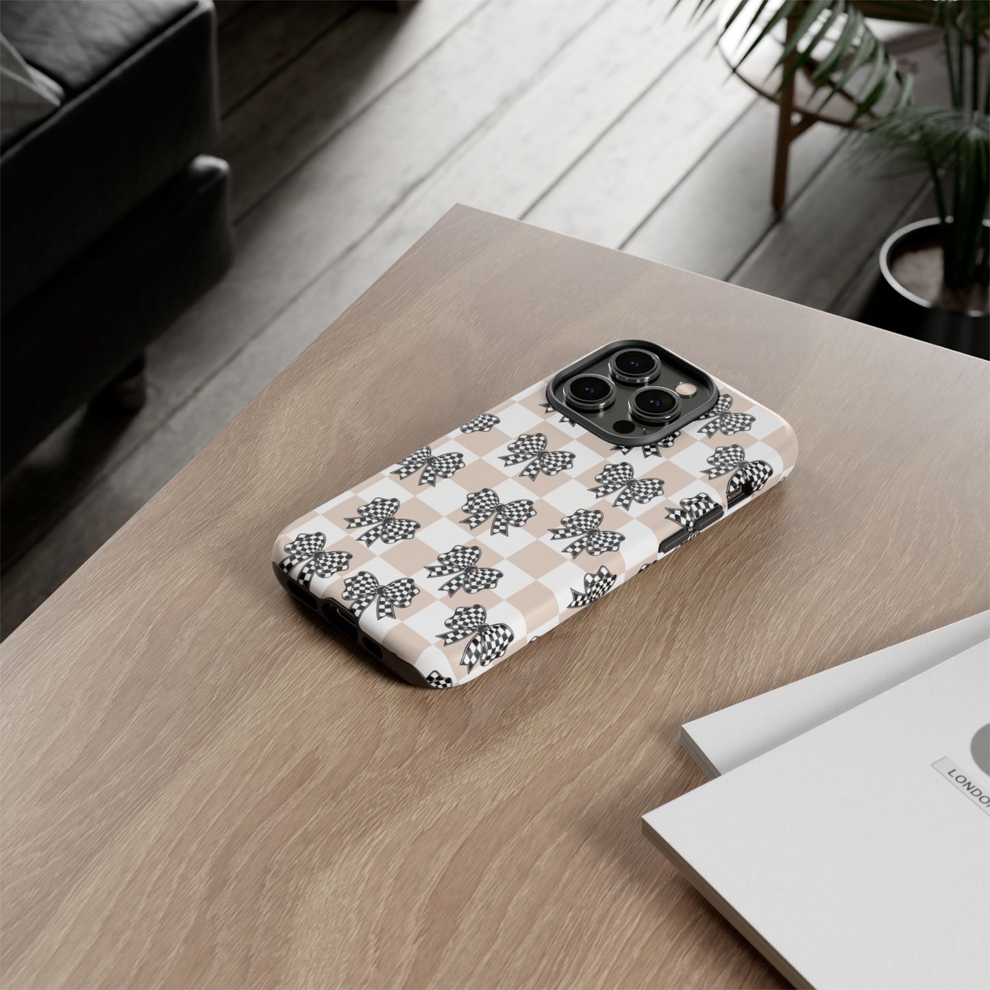 iPhone 16, Samsung S25, Google Pixel 9 Tough Phone Case, Coquette Retro Design All Models