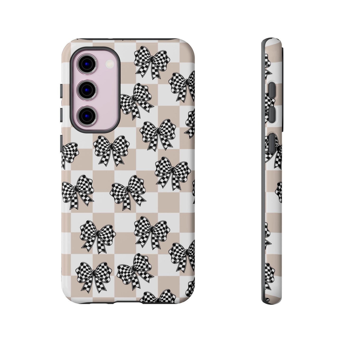 iPhone 16, Samsung S25, Google Pixel 9 Tough Phone Case, Coquette Retro Design All Models
