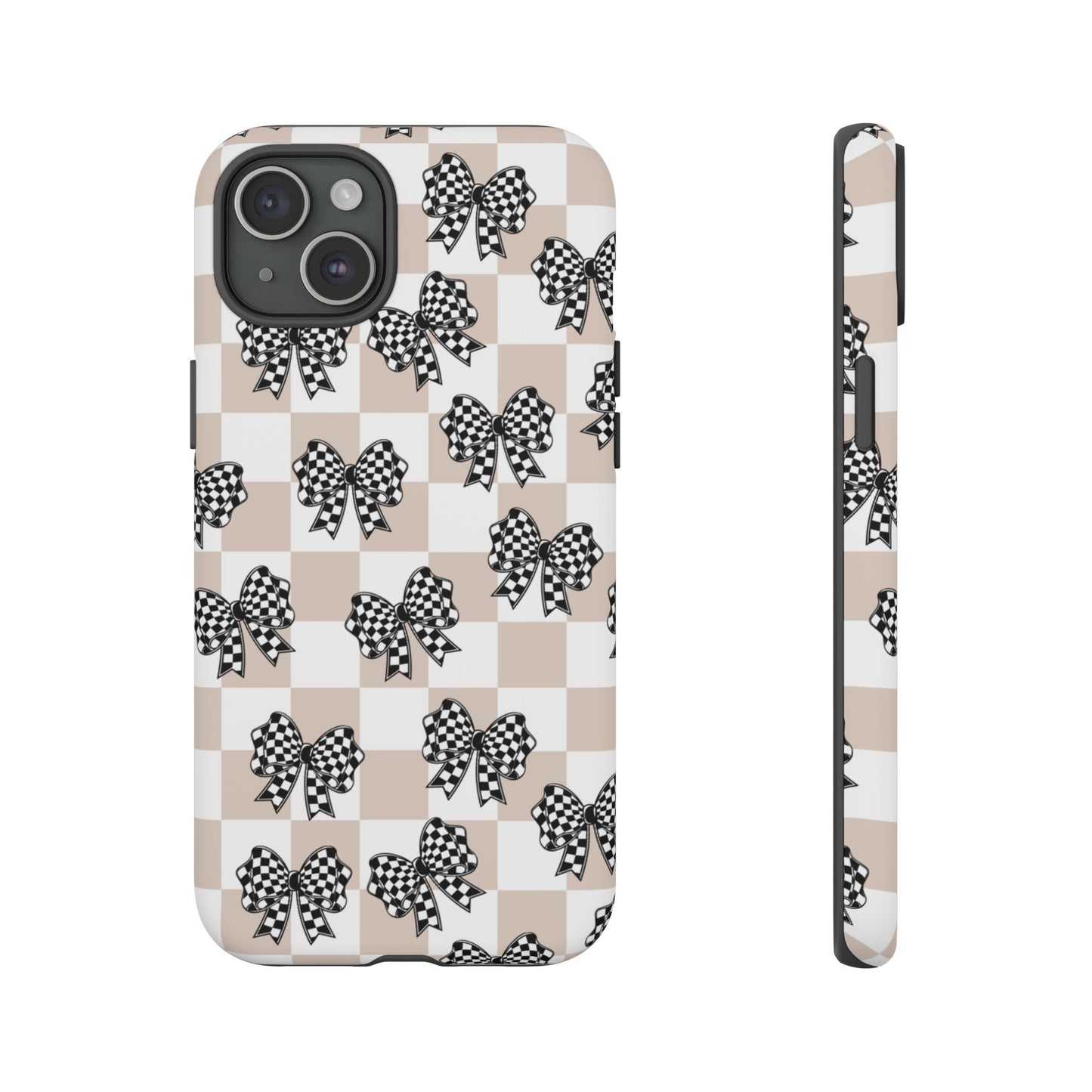 iPhone 16, Samsung S25, Google Pixel 9 Tough Phone Case, Coquette Retro Design All Models