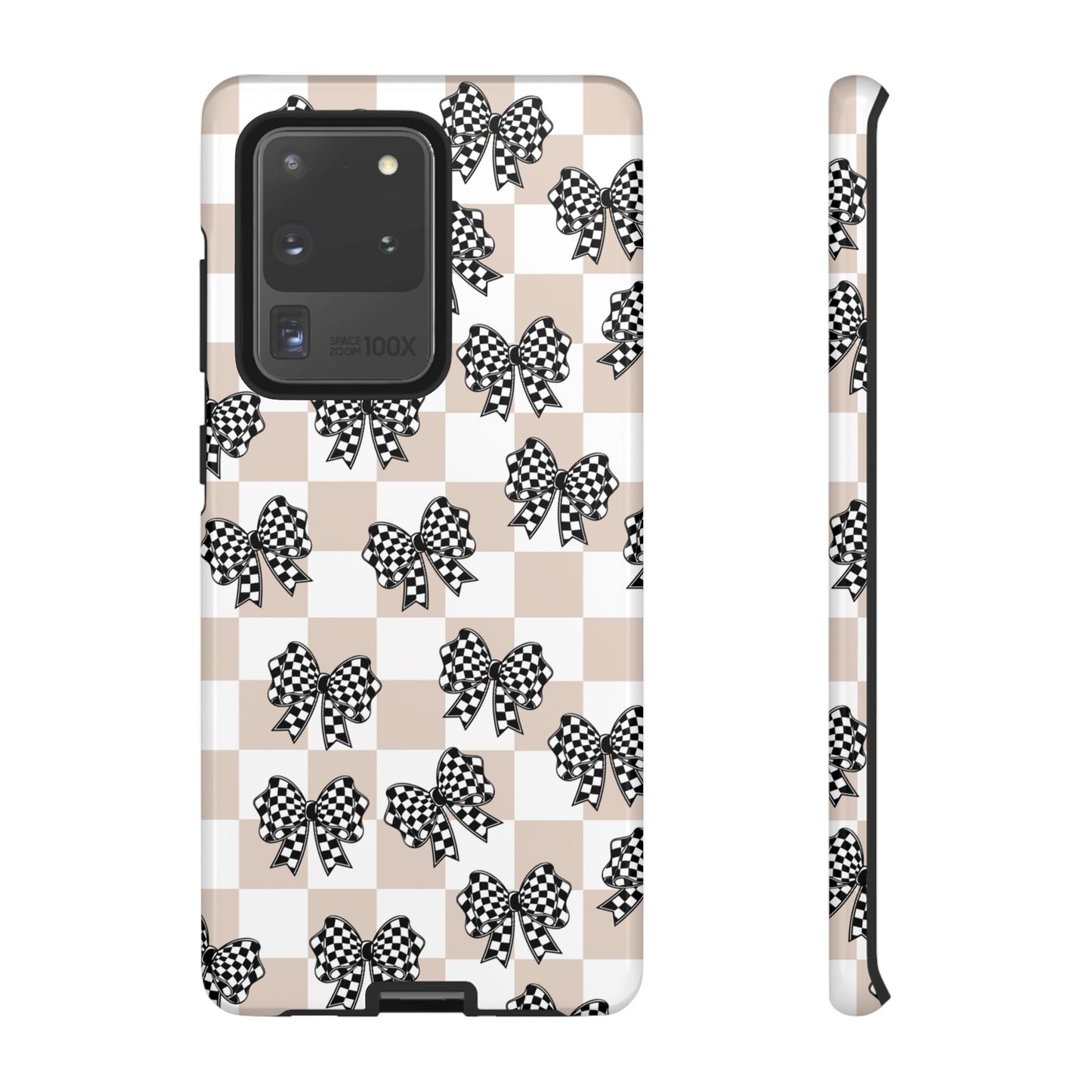 iPhone 16, Samsung S25, Google Pixel 9 Tough Phone Case, Coquette Retro Design All Models