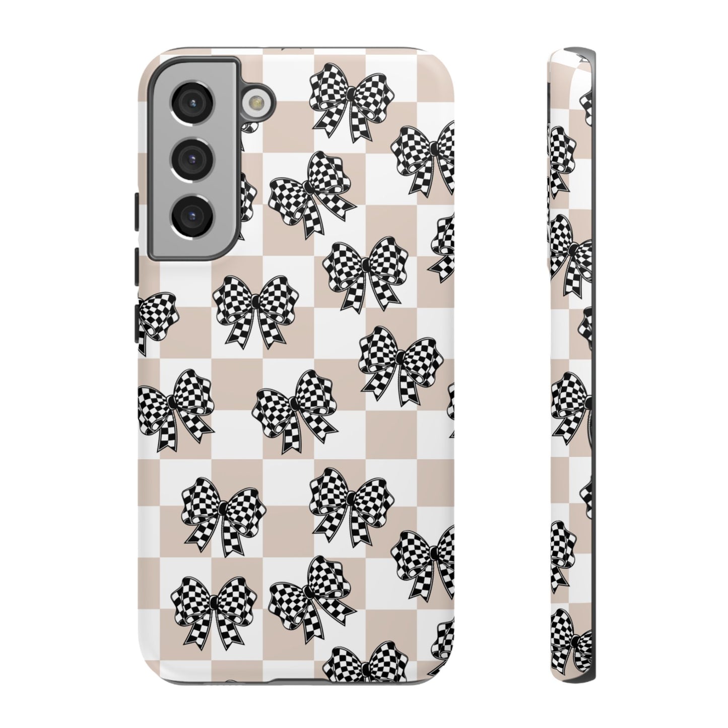 iPhone 16, Samsung S25, Google Pixel 9 Tough Phone Case, Coquette Retro Design All Models