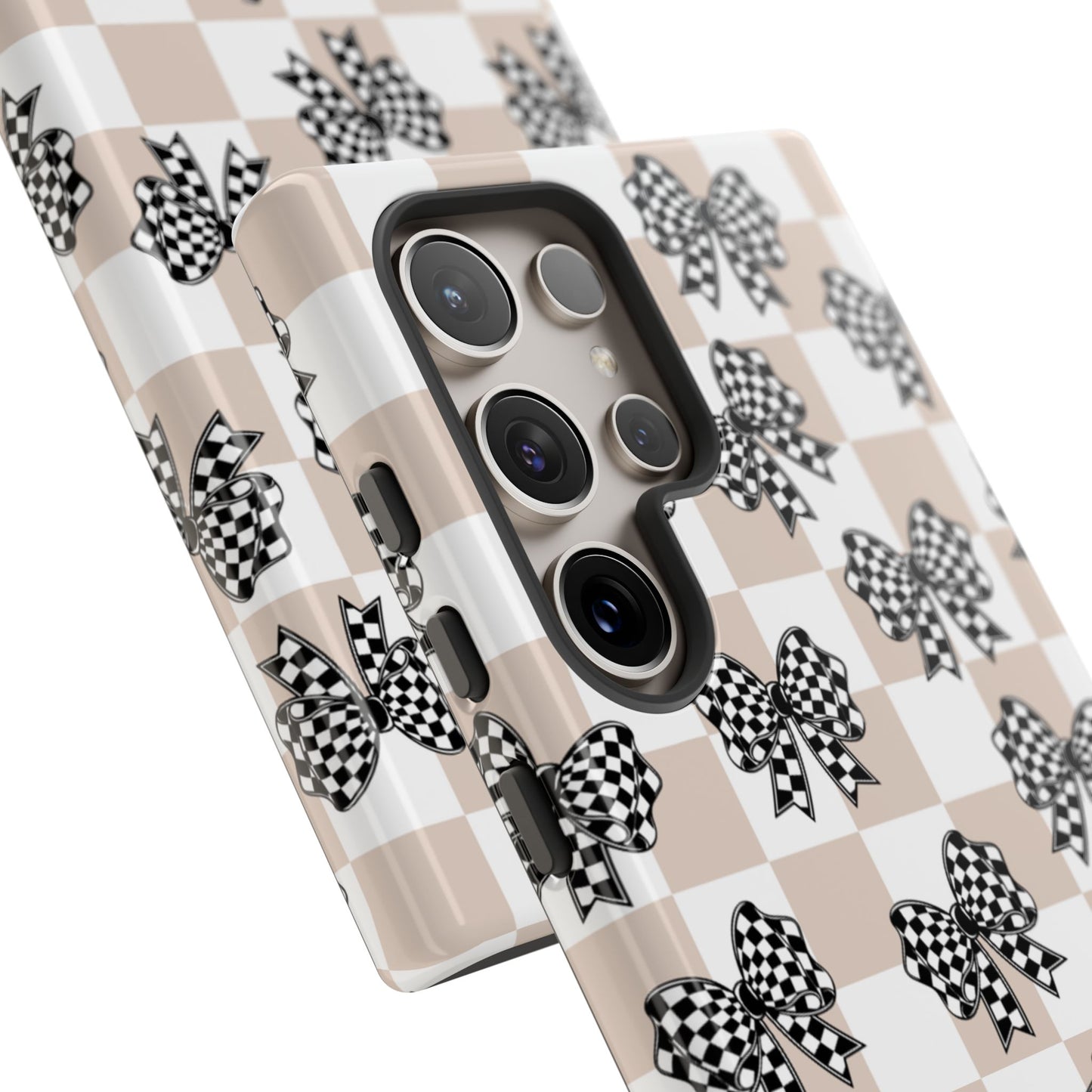 iPhone 16, Samsung S25, Google Pixel 9 Tough Phone Case, Coquette Retro Design All Models