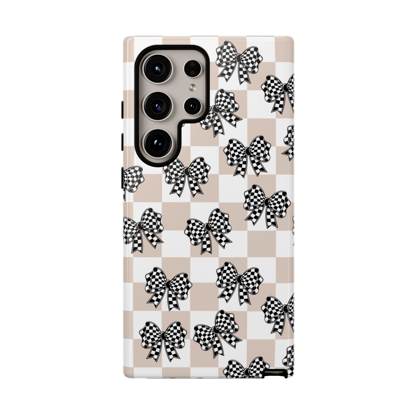iPhone 16, Samsung S25, Google Pixel 9 Tough Phone Case, Coquette Retro Design All Models