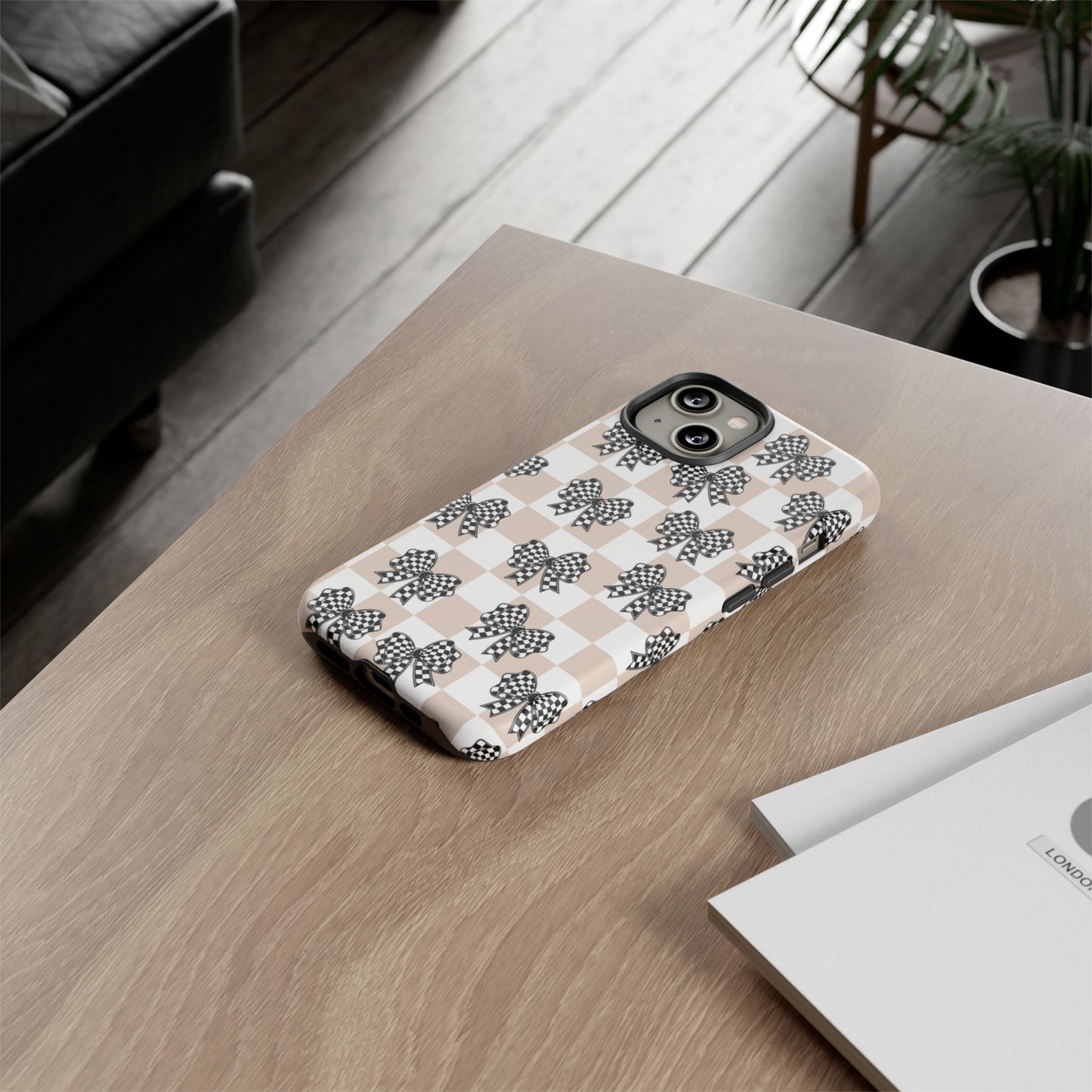 iPhone 16, Samsung S25, Google Pixel 9 Tough Phone Case, Coquette Retro Design All Models