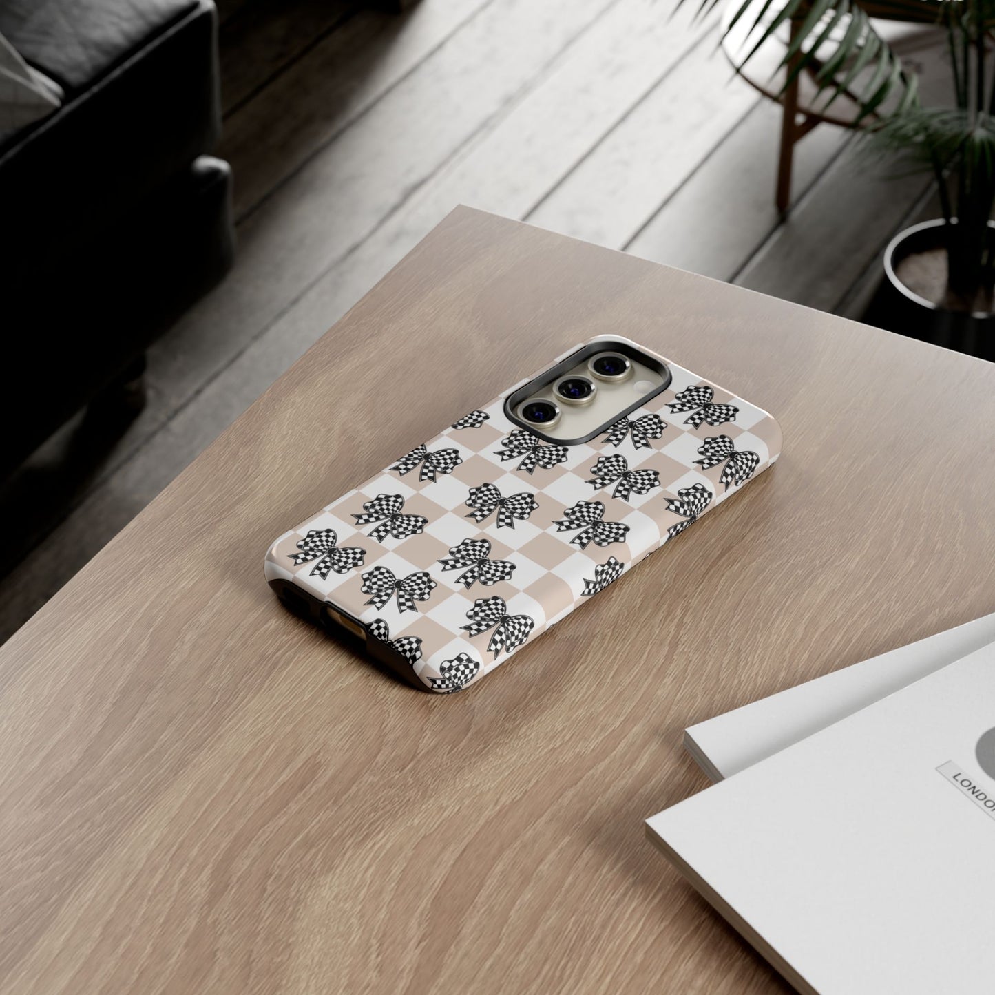 iPhone 16, Samsung S25, Google Pixel 9 Tough Phone Case, Coquette Retro Design All Models