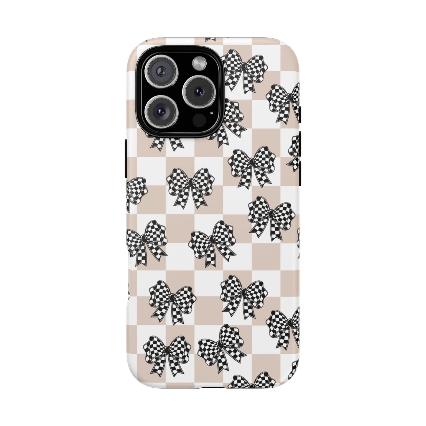 iPhone 16, Samsung S25, Google Pixel 9 Tough Phone Case, Coquette Retro Design All Models