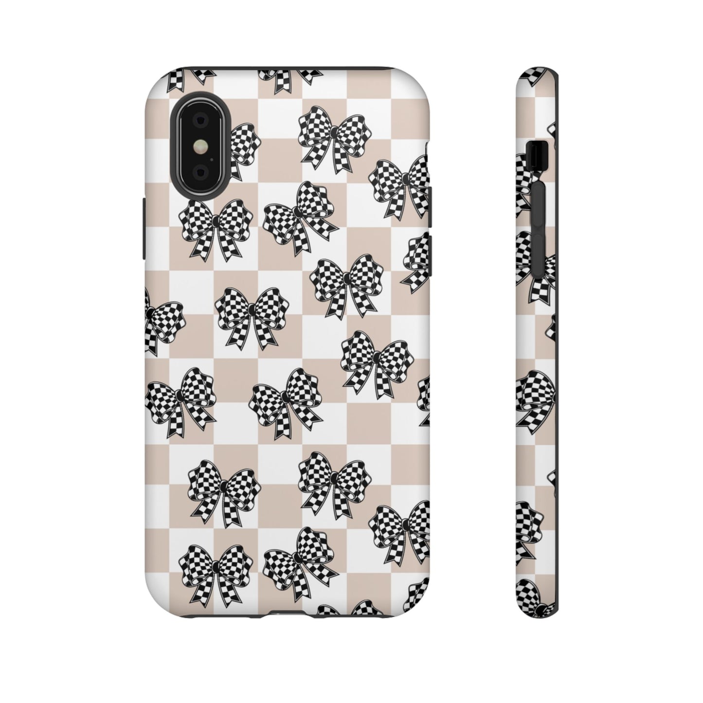 iPhone 16, Samsung S25, Google Pixel 9 Tough Phone Case, Coquette Retro Design All Models