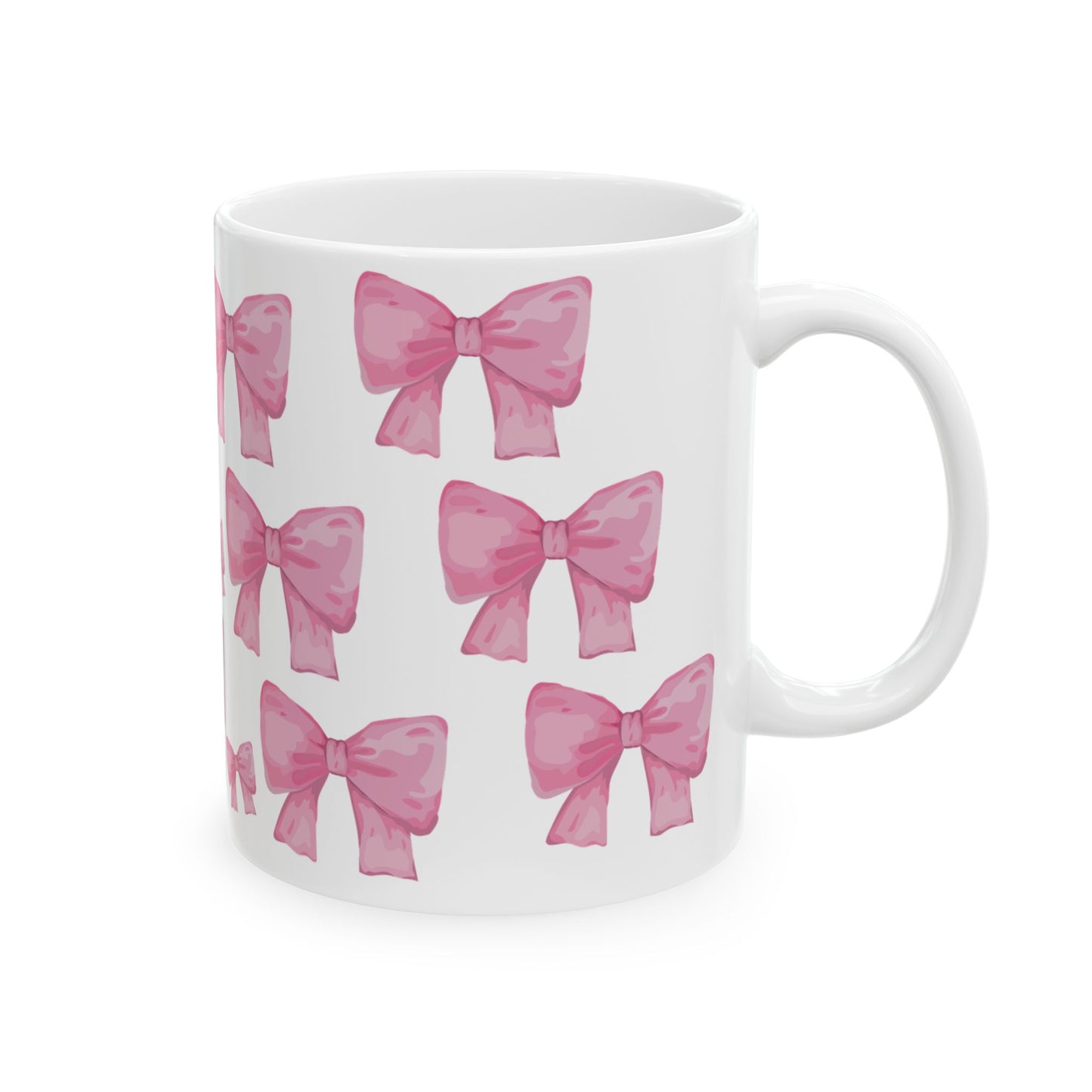 Pink Bow Coffee Cup – Coquette Aesthetic Mug