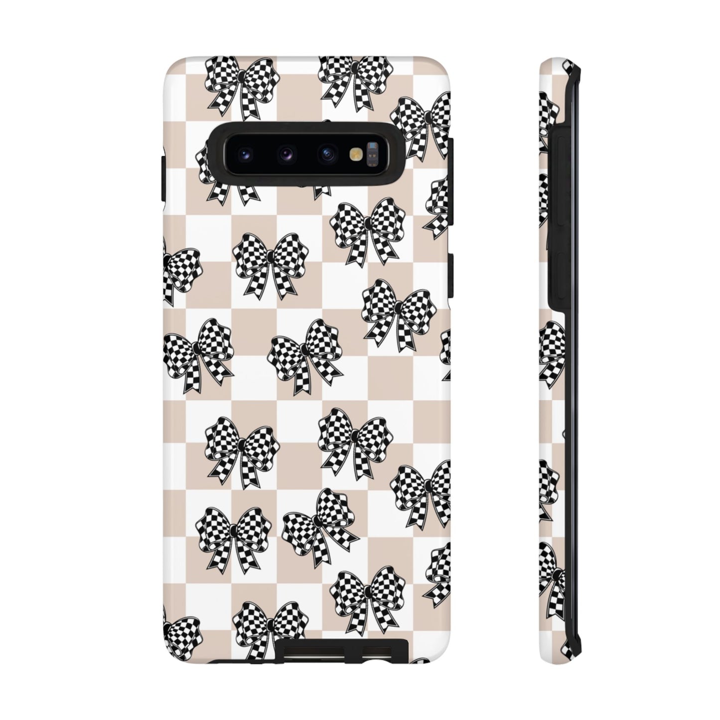 iPhone 16, Samsung S25, Google Pixel 9 Tough Phone Case, Coquette Retro Design All Models