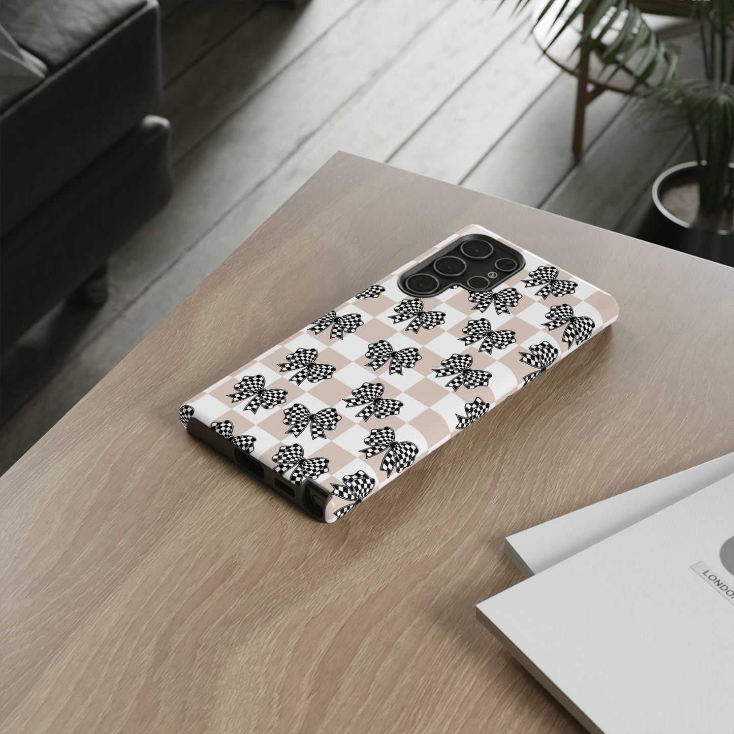 iPhone 16, Samsung S25, Google Pixel 9 Tough Phone Case, Coquette Retro Design All Models