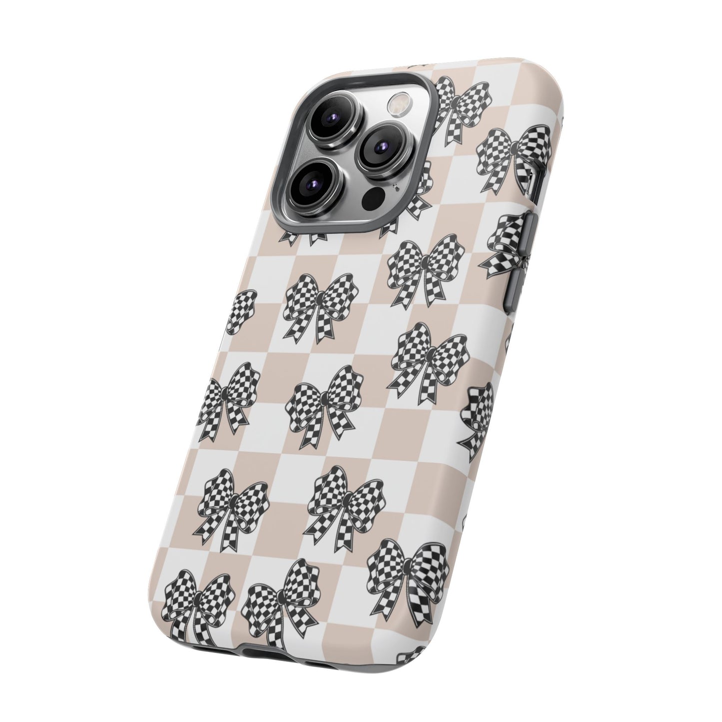 iPhone 16, Samsung S25, Google Pixel 9 Tough Phone Case, Coquette Retro Design All Models