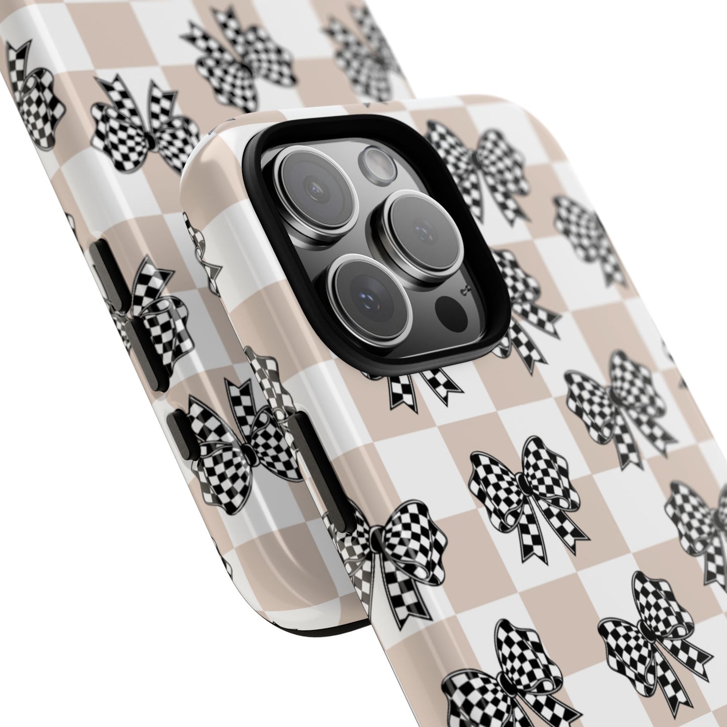 iPhone 16, Samsung S25, Google Pixel 9 Tough Phone Case, Coquette Retro Design All Models