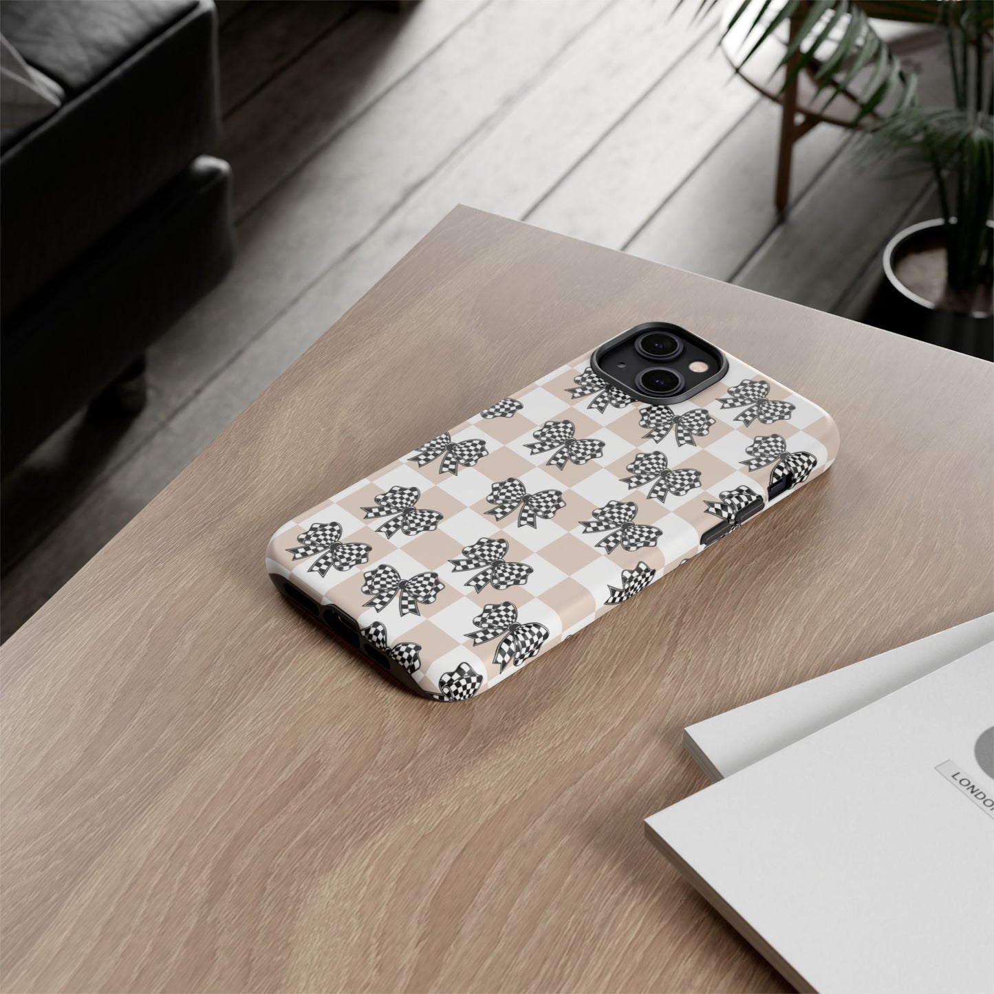 iPhone 16, Samsung S25, Google Pixel 9 Tough Phone Case, Coquette Retro Design All Models