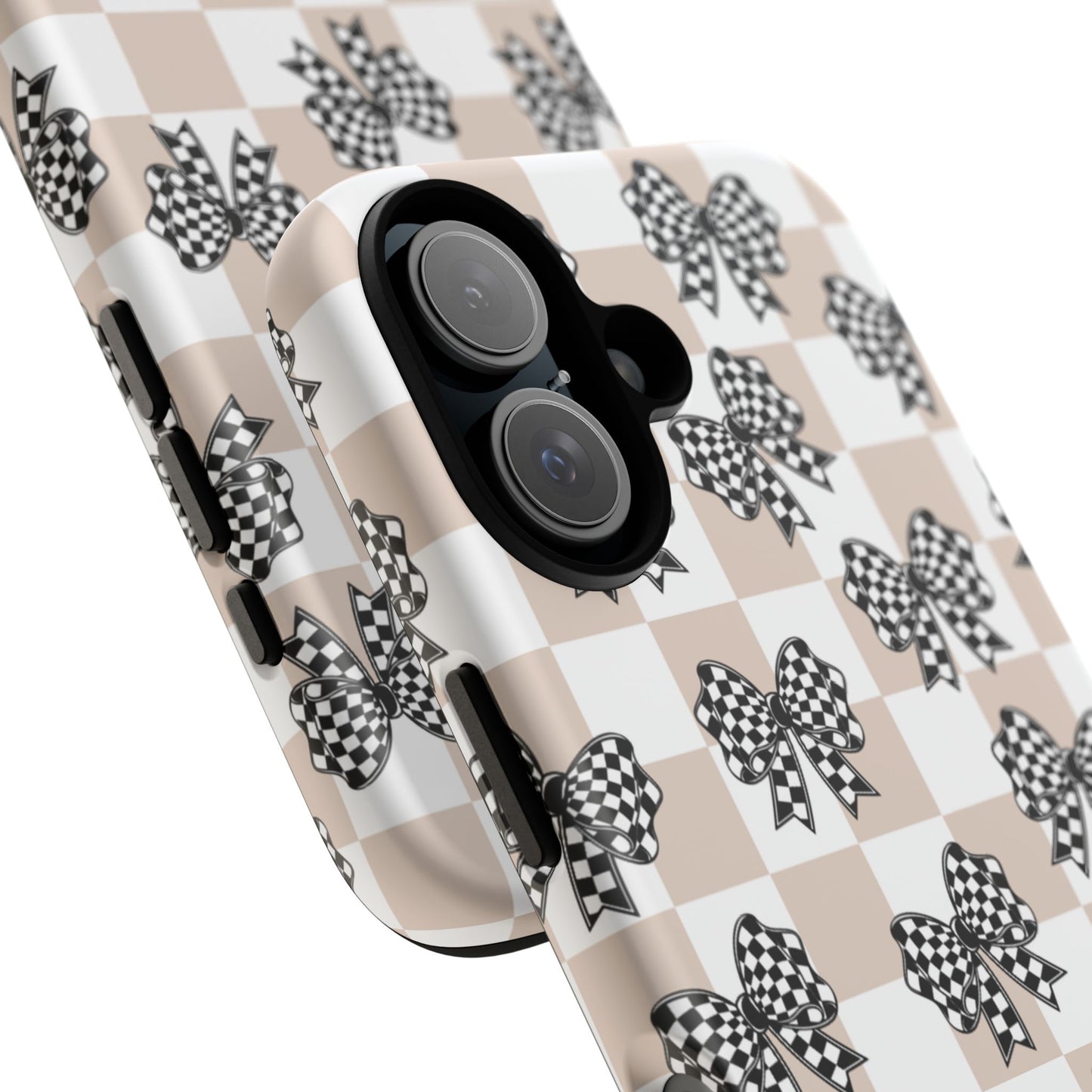 iPhone 16, Samsung S25, Google Pixel 9 Tough Phone Case, Coquette Retro Design All Models