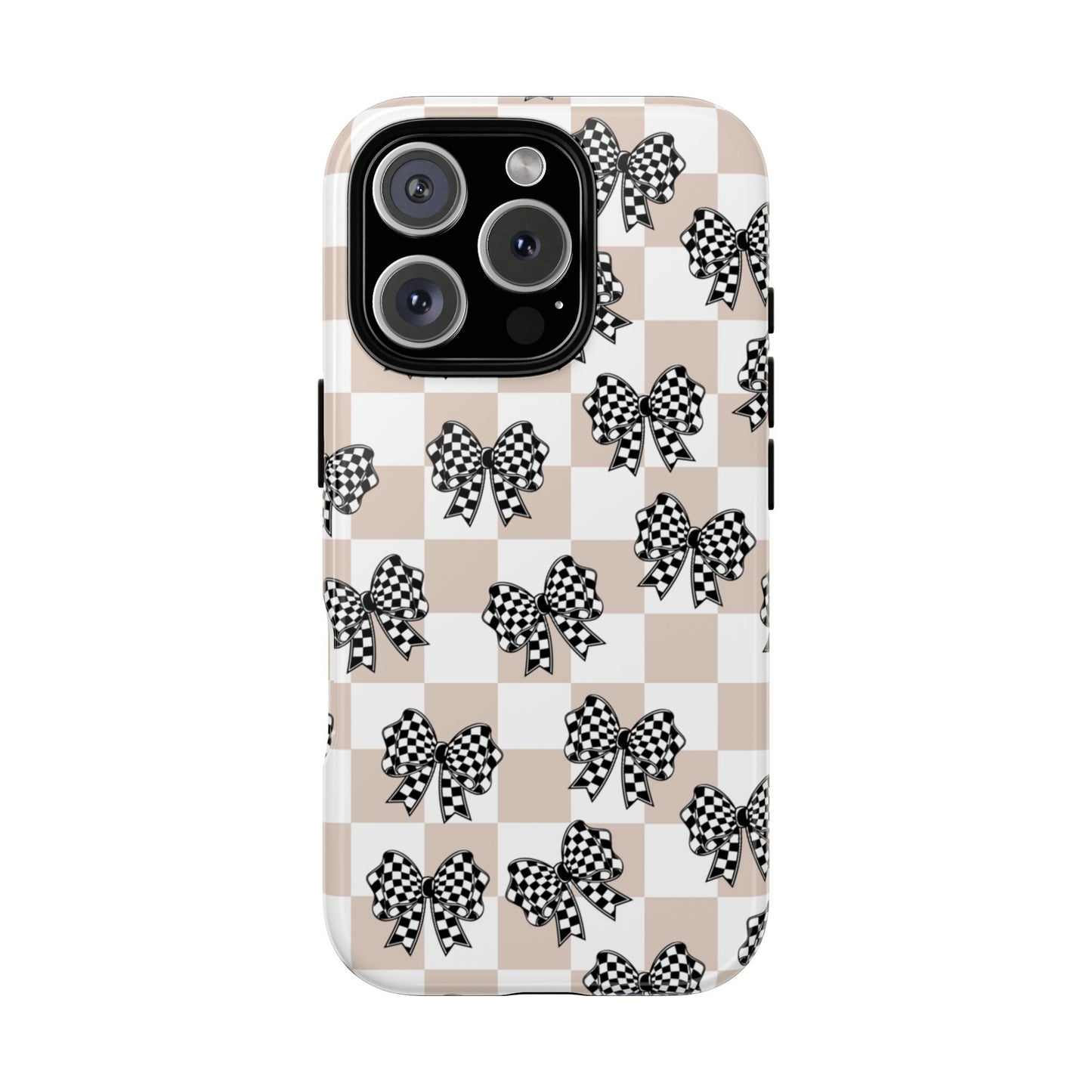 iPhone 16, Samsung S25, Google Pixel 9 Tough Phone Case, Coquette Retro Design All Models