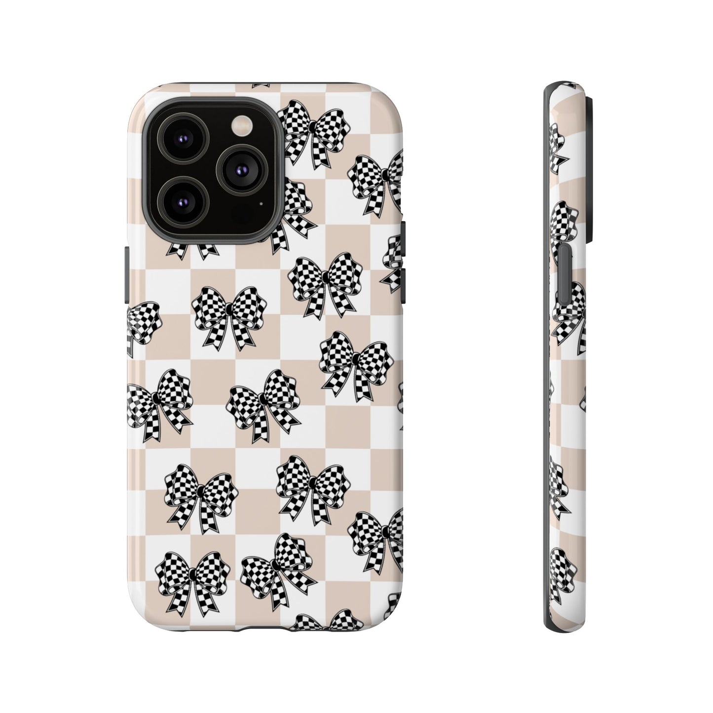 iPhone 16, Samsung S25, Google Pixel 9 Tough Phone Case, Coquette Retro Design All Models