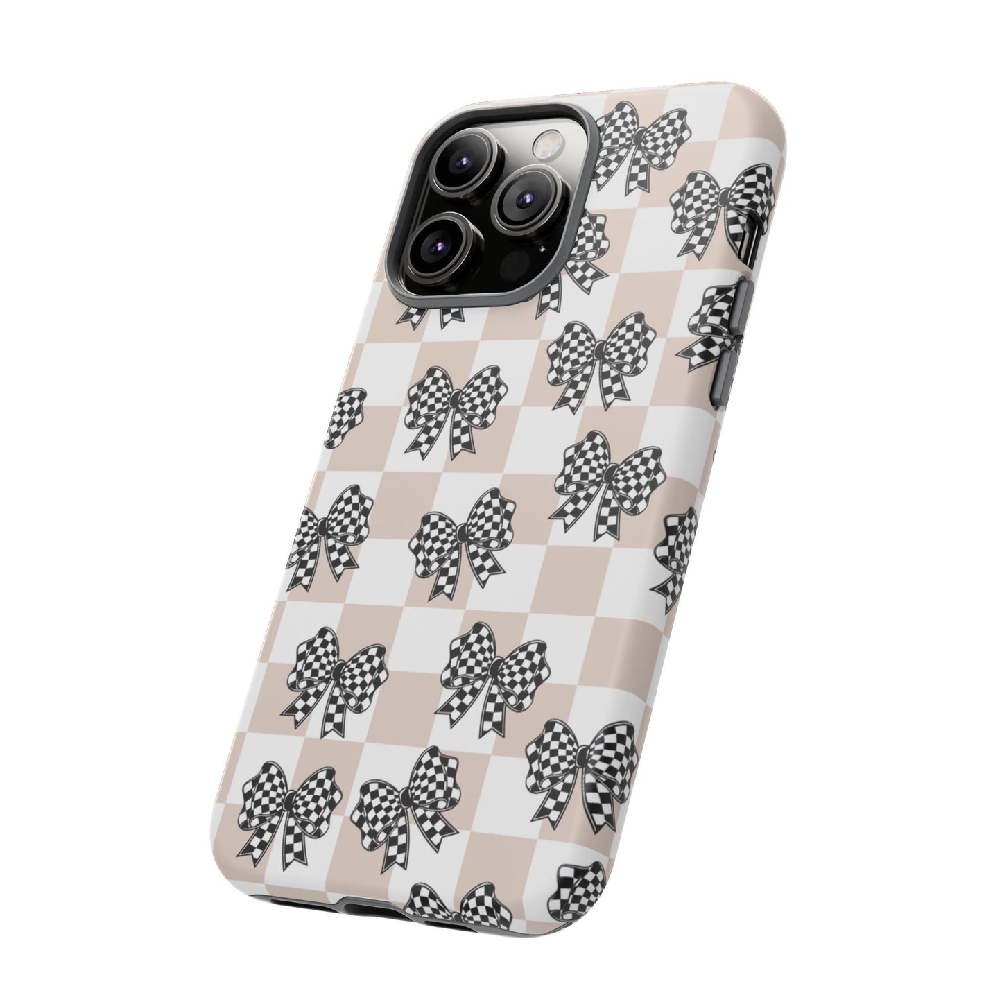 iPhone 16, Samsung S25, Google Pixel 9 Tough Phone Case, Coquette Retro Design All Models