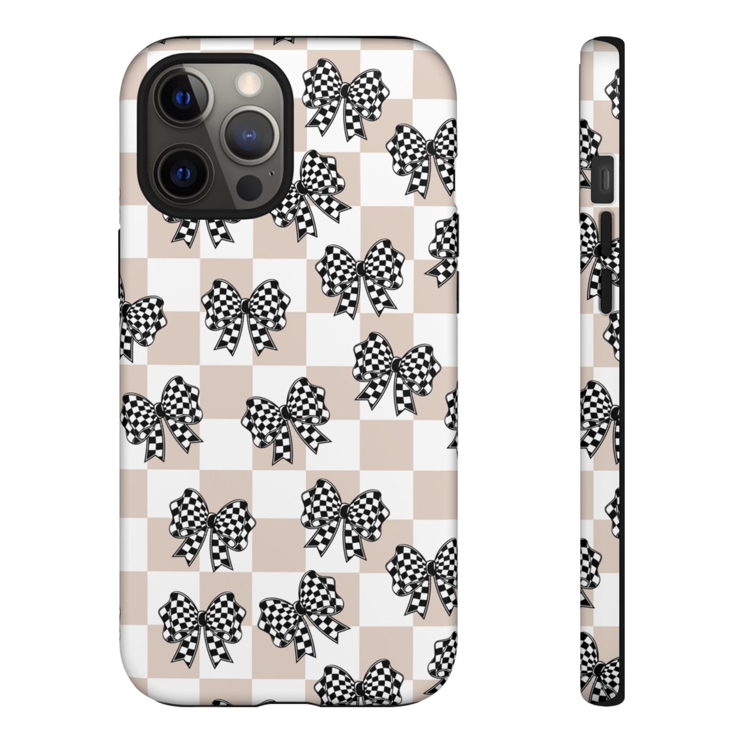 iPhone 16, Samsung S25, Google Pixel 9 Tough Phone Case, Coquette Retro Design All Models