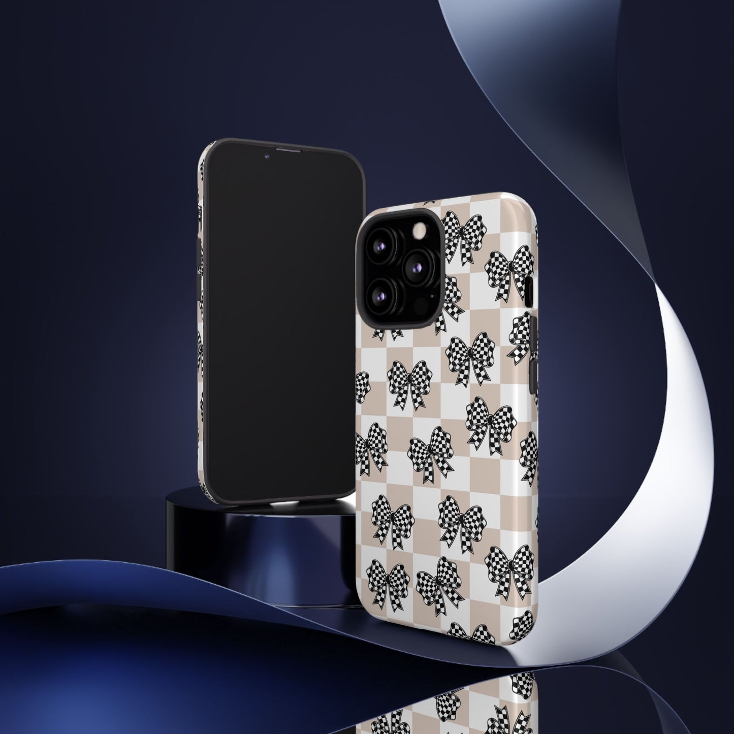 iPhone 16, Samsung S25, Google Pixel 9 Tough Phone Case, Coquette Retro Design All Models