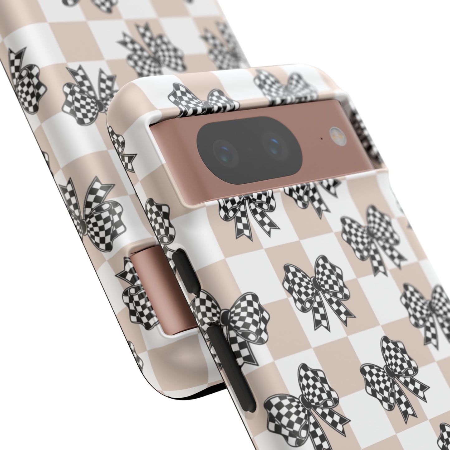 iPhone 16, Samsung S25, Google Pixel 9 Tough Phone Case, Coquette Retro Design All Models