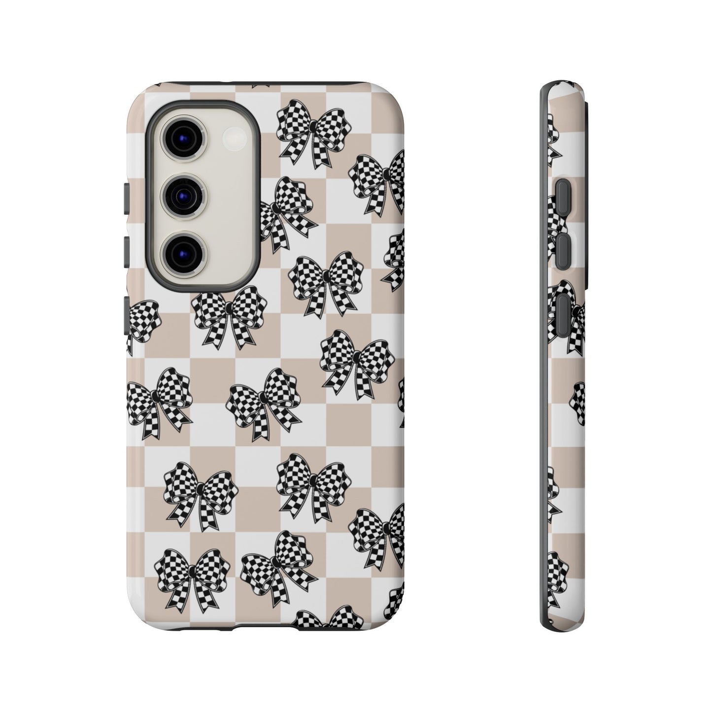 iPhone 16, Samsung S25, Google Pixel 9 Tough Phone Case, Coquette Retro Design All Models
