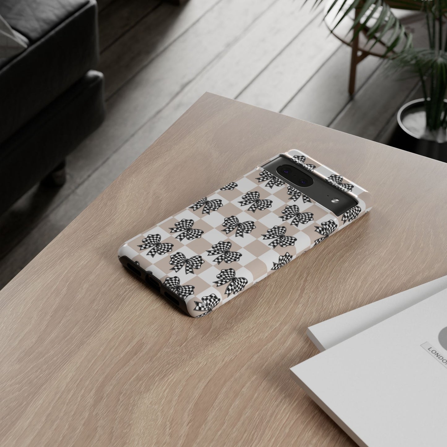 iPhone 16, Samsung S25, Google Pixel 9 Tough Phone Case, Coquette Retro Design All Models
