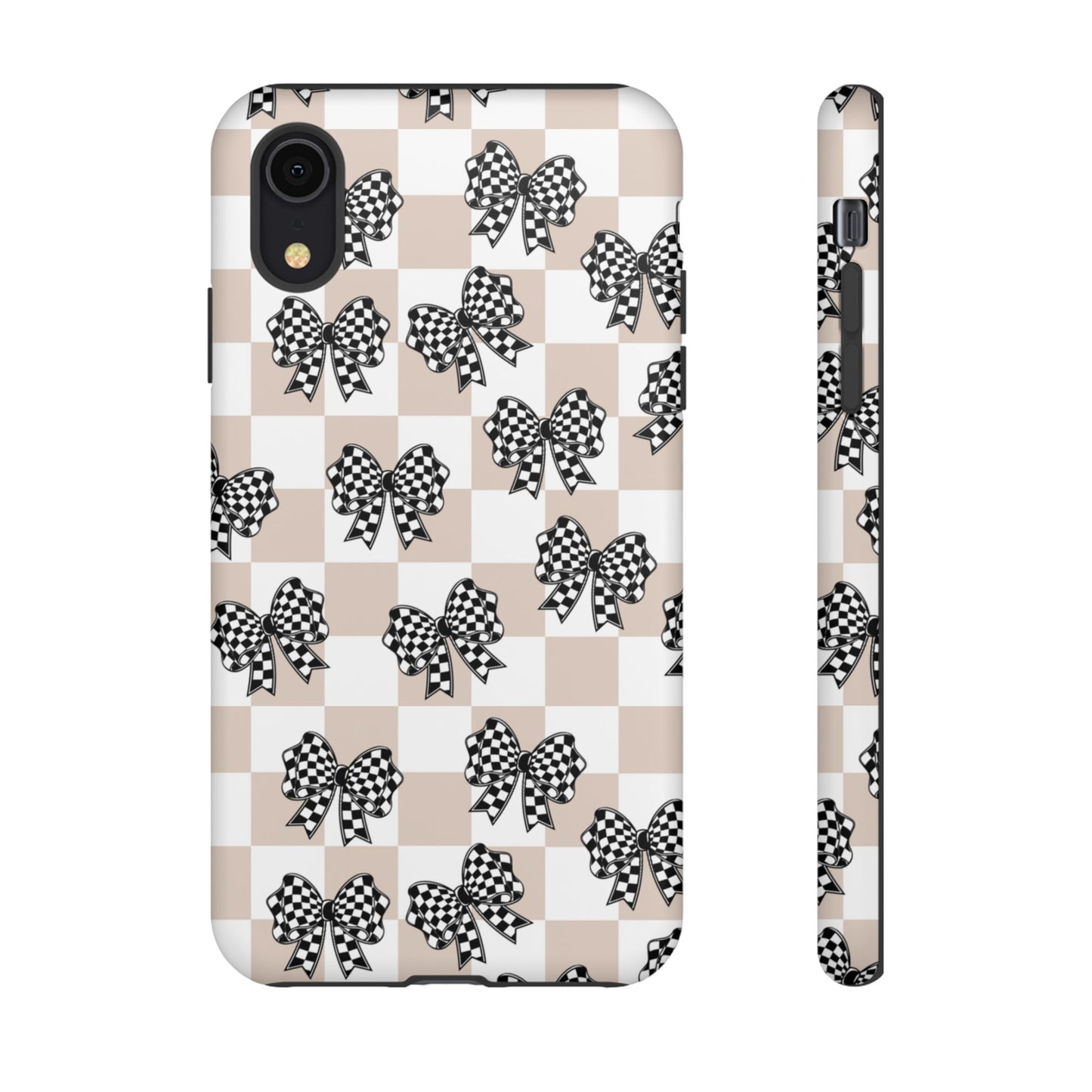 iPhone 16, Samsung S25, Google Pixel 9 Tough Phone Case, Coquette Retro Design All Models