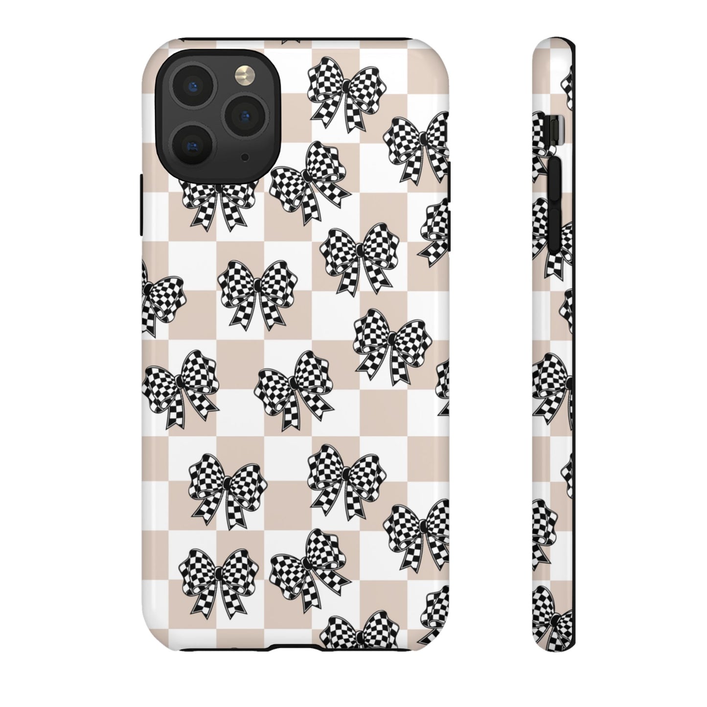 iPhone 16, Samsung S25, Google Pixel 9 Tough Phone Case, Coquette Retro Design All Models