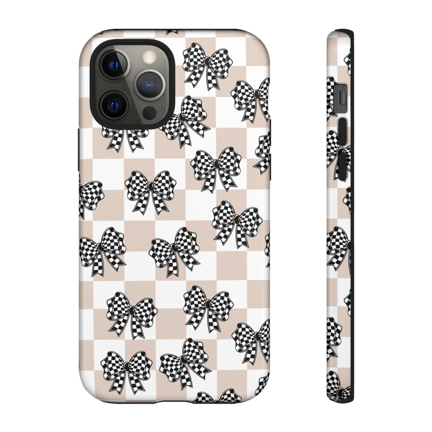 iPhone 16, Samsung S25, Google Pixel 9 Tough Phone Case, Coquette Retro Design All Models