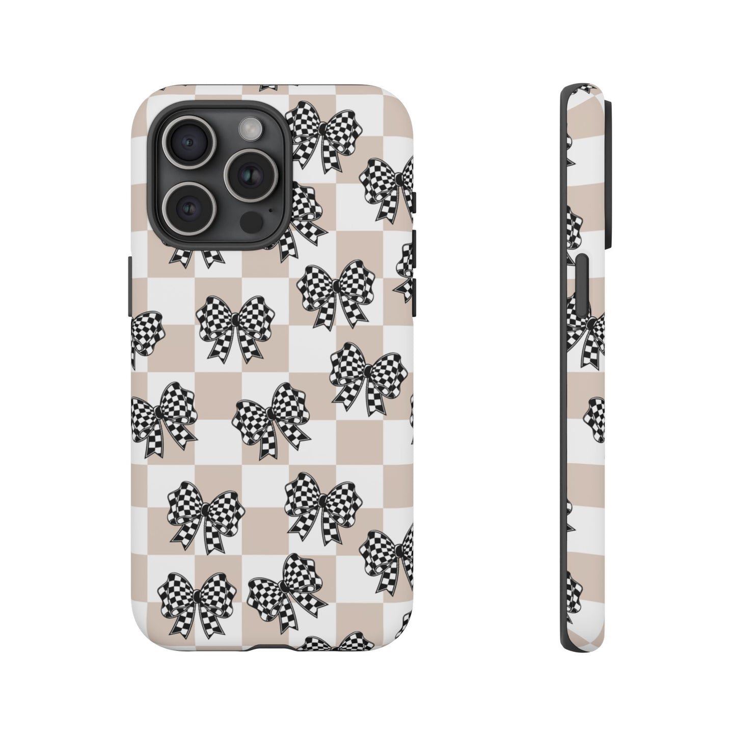 iPhone 16, Samsung S25, Google Pixel 9 Tough Phone Case, Coquette Retro Design All Models