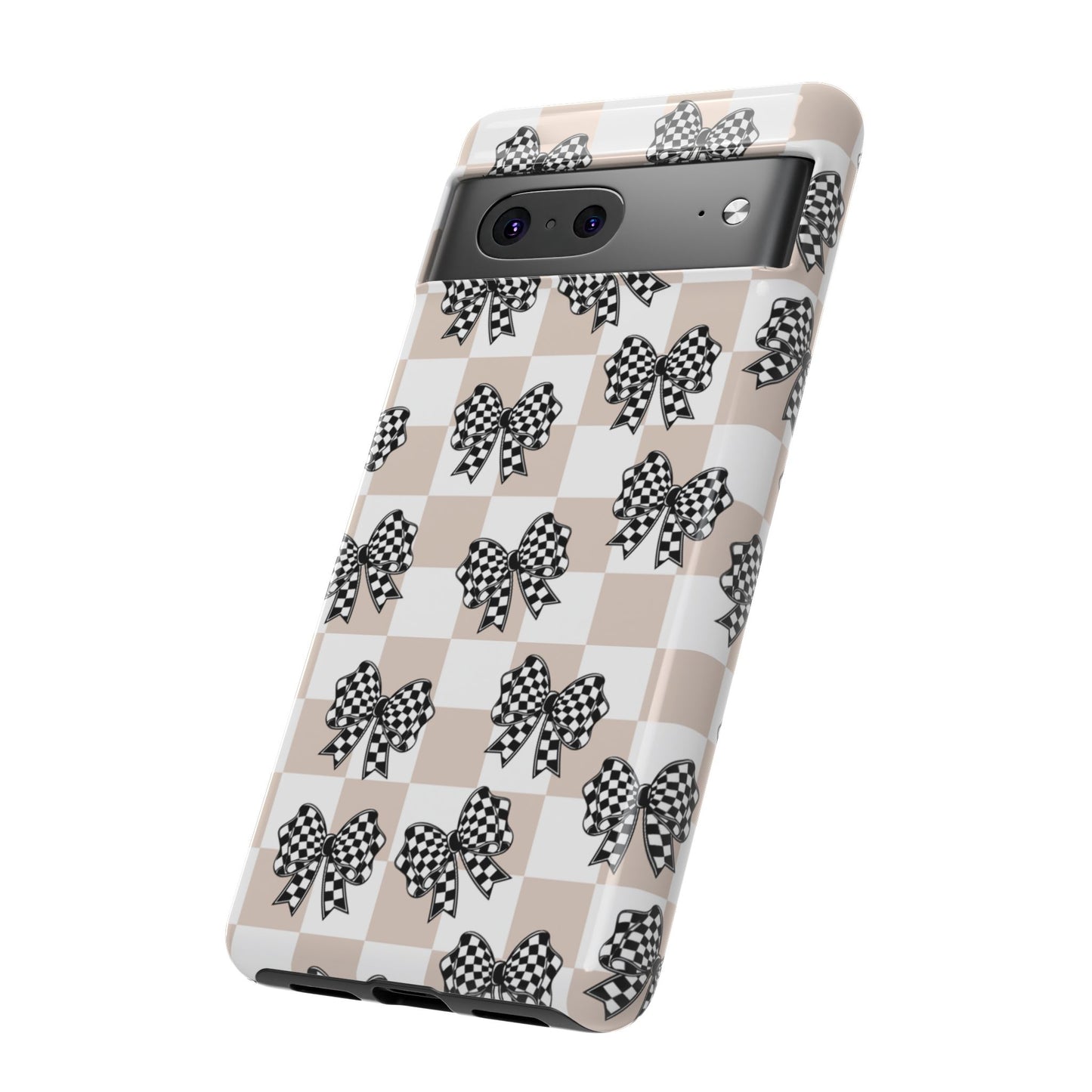 iPhone 16, Samsung S25, Google Pixel 9 Tough Phone Case, Coquette Retro Design All Models