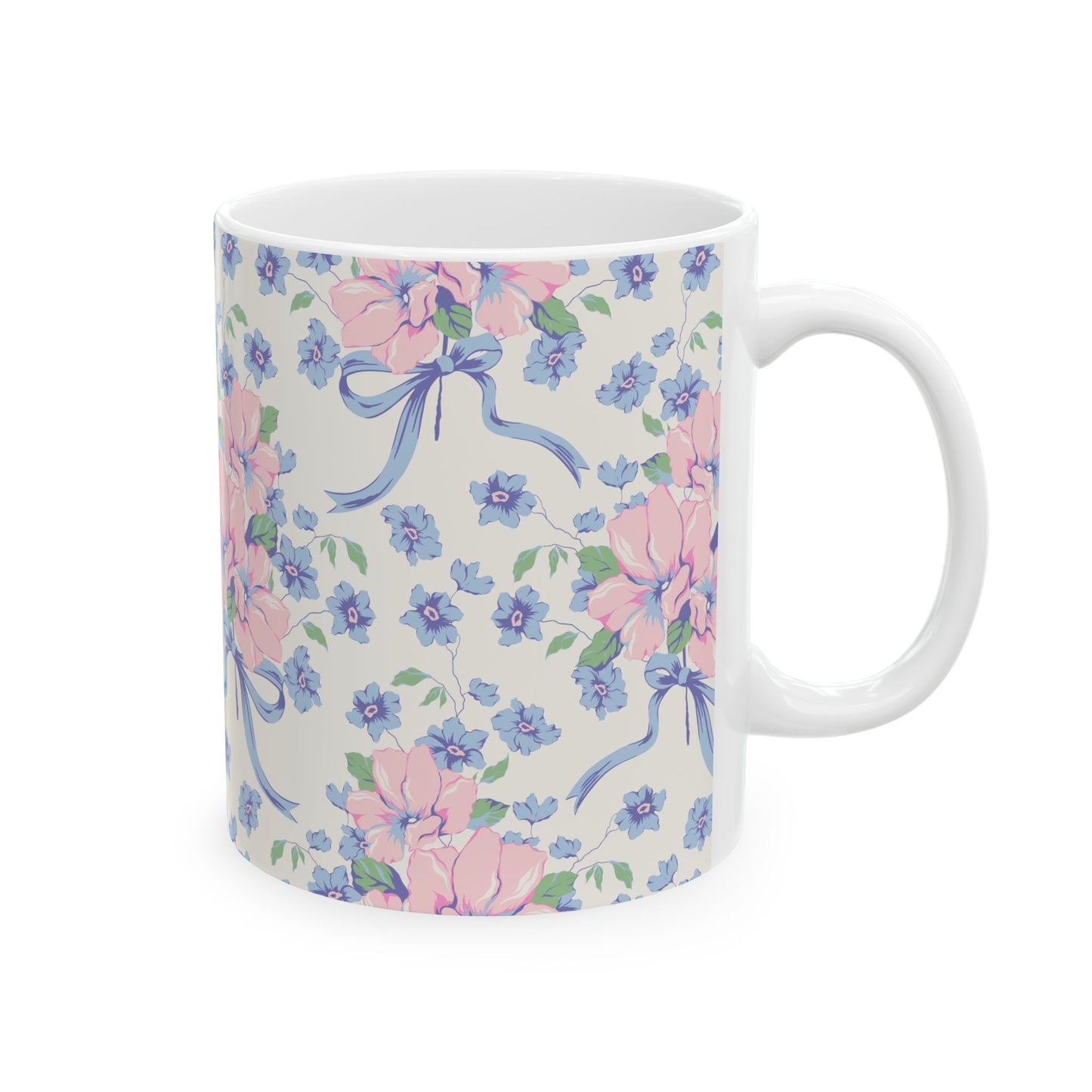 Coquette Floral Pastel Coffee Cup