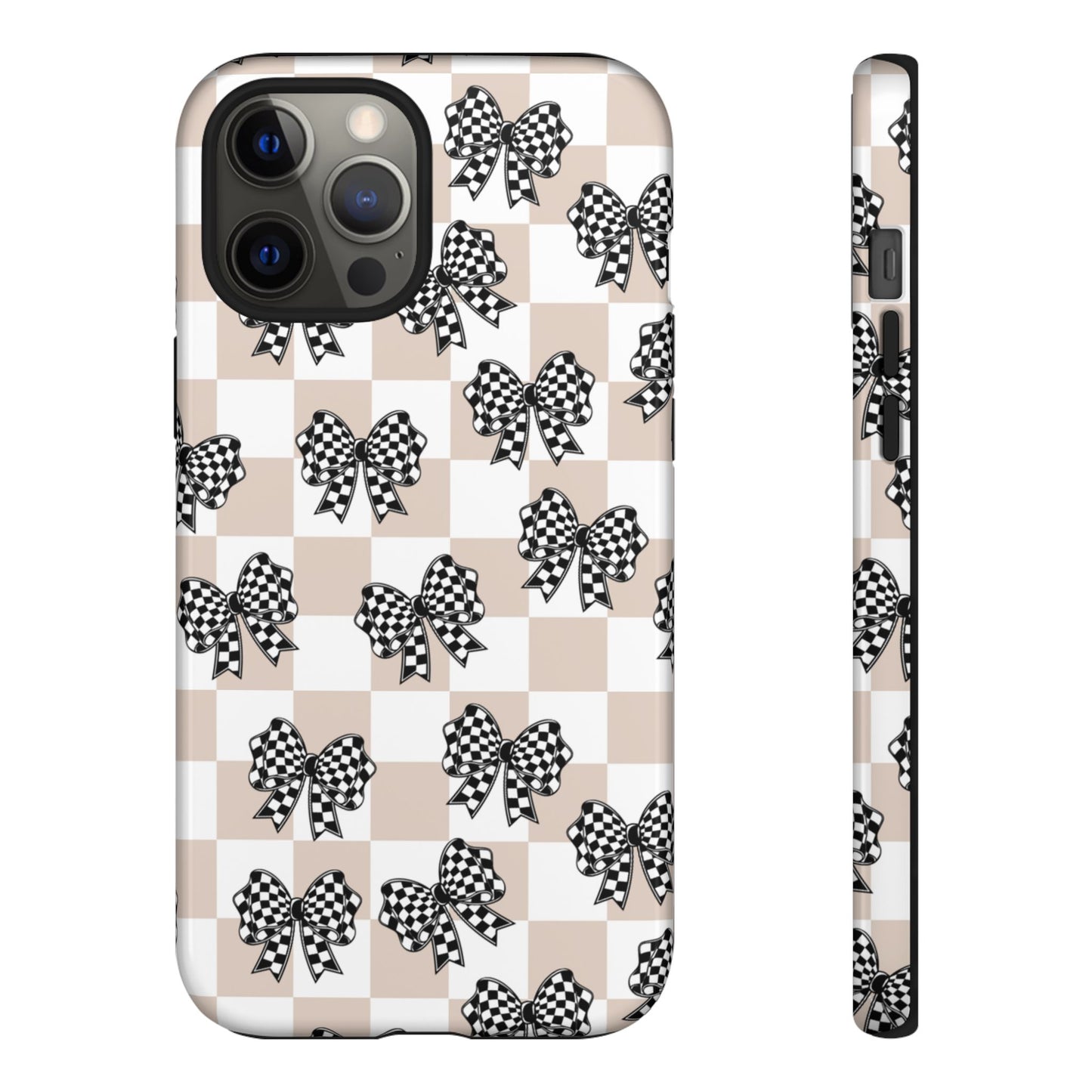 iPhone 16, Samsung S25, Google Pixel 9 Tough Phone Case, Coquette Retro Design All Models