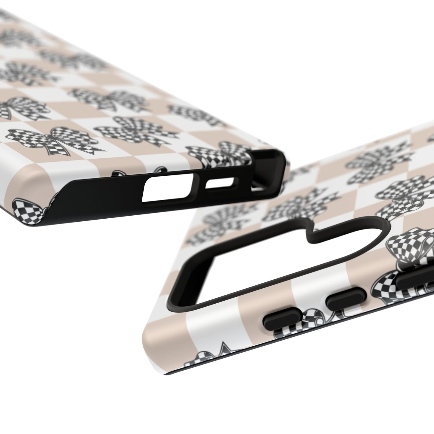 iPhone 16, Samsung S25, Google Pixel 9 Tough Phone Case, Coquette Retro Design All Models