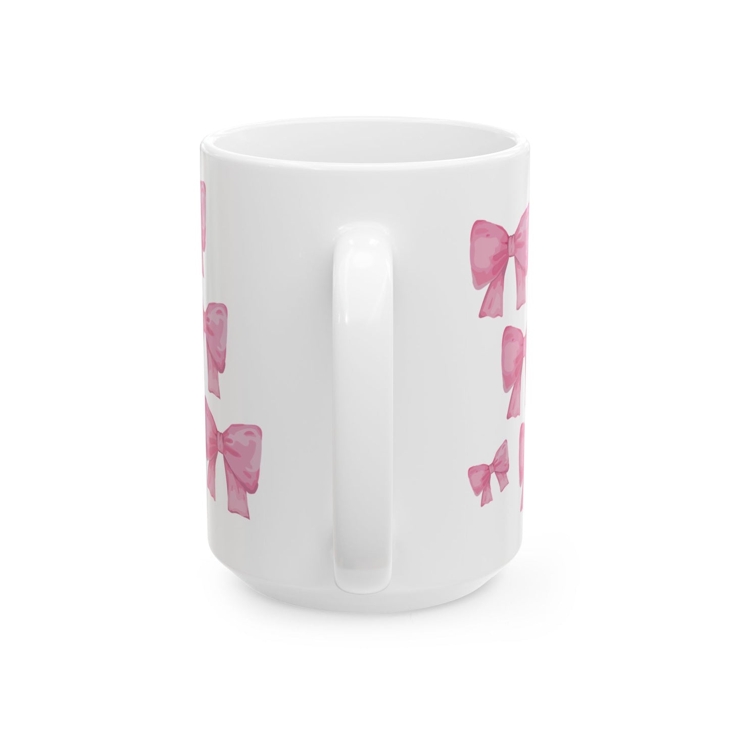 Pink Bow Coffee Cup – Coquette Aesthetic Mug