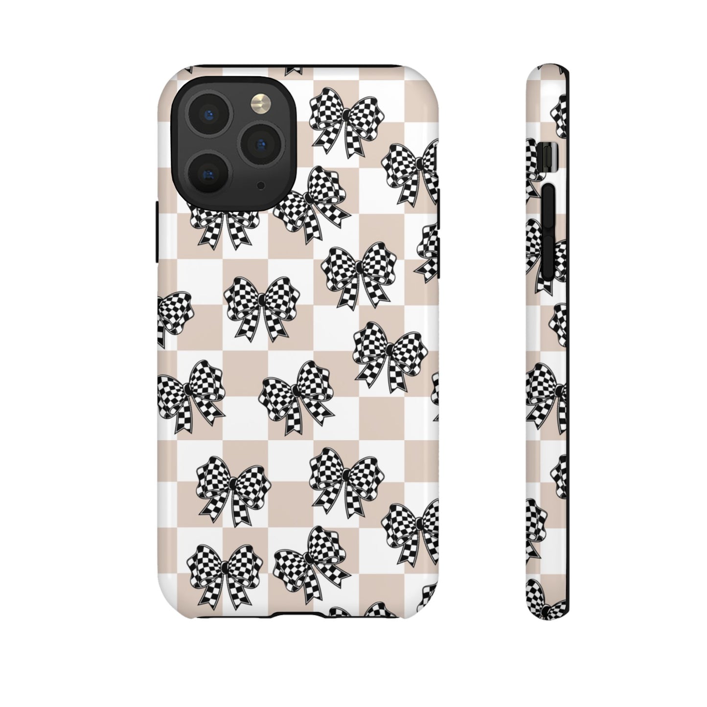 iPhone 16, Samsung S25, Google Pixel 9 Tough Phone Case, Coquette Retro Design All Models