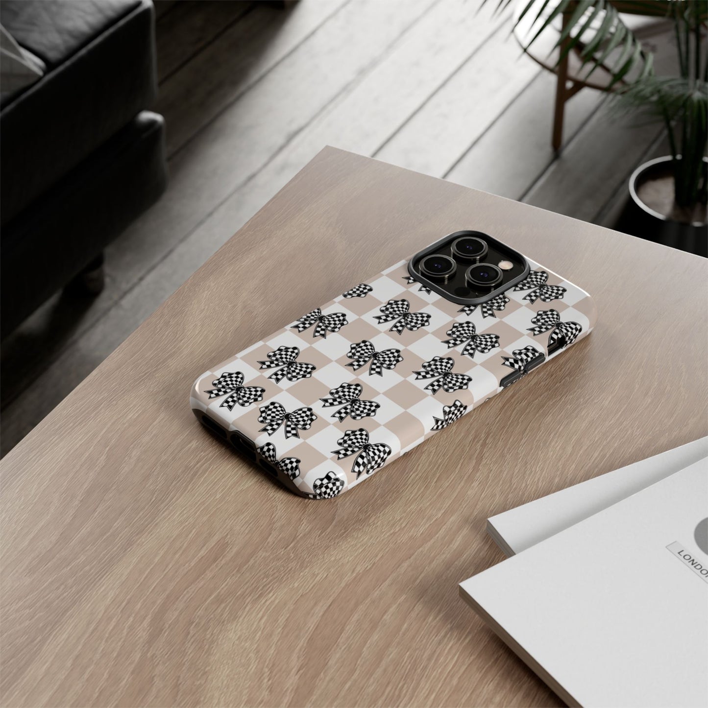 iPhone 16, Samsung S25, Google Pixel 9 Tough Phone Case, Coquette Retro Design All Models