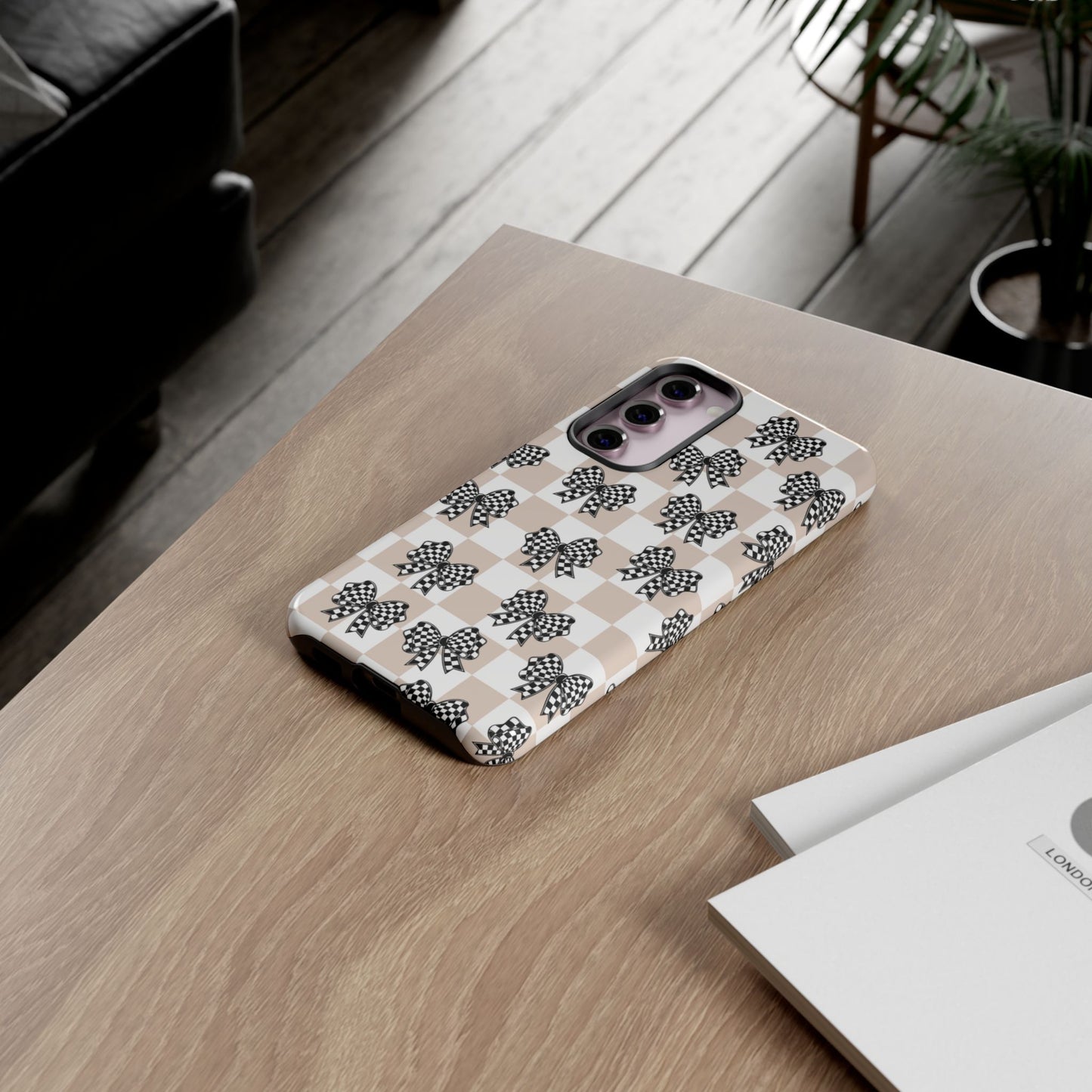 iPhone 16, Samsung S25, Google Pixel 9 Tough Phone Case, Coquette Retro Design All Models