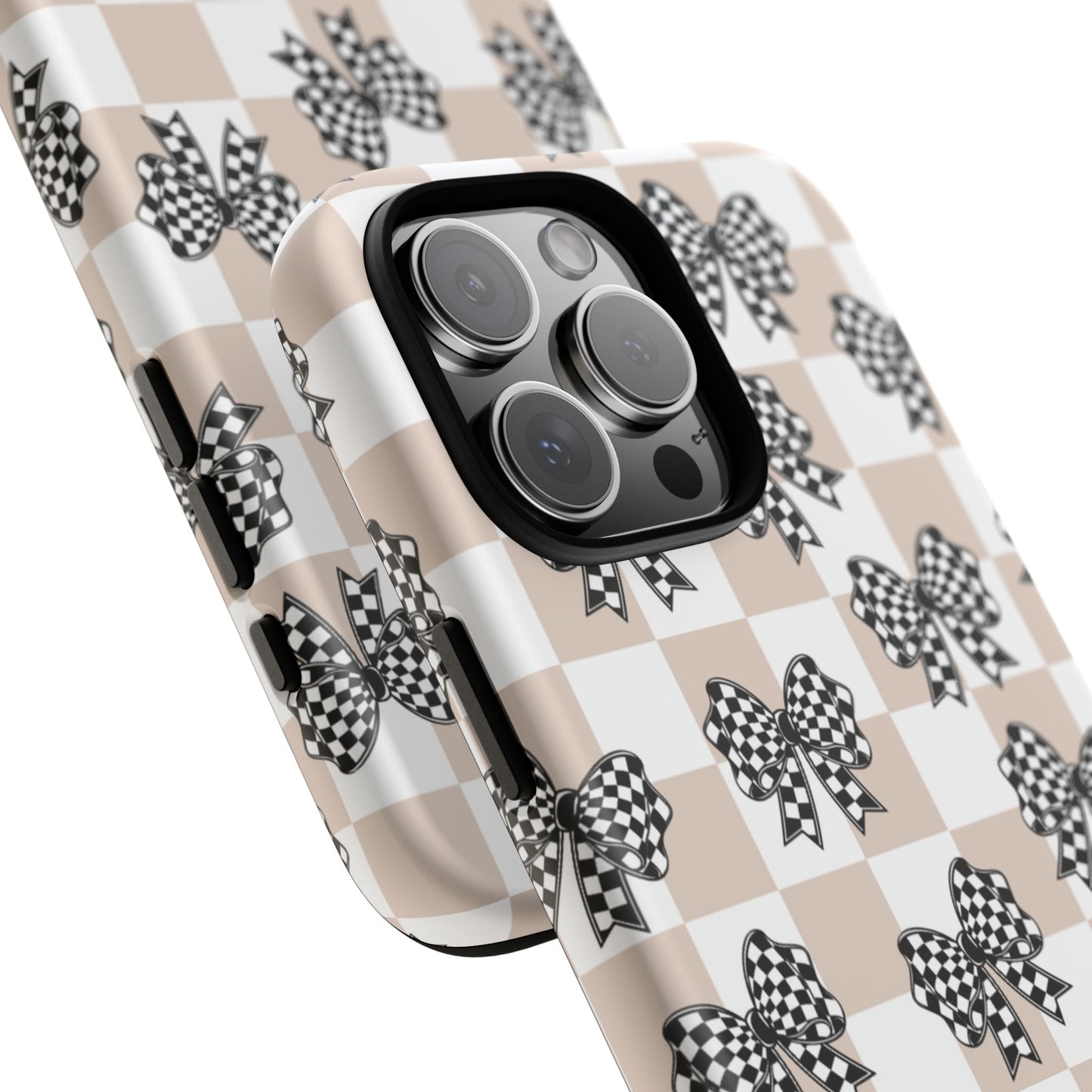 iPhone 16, Samsung S25, Google Pixel 9 Tough Phone Case, Coquette Retro Design All Models