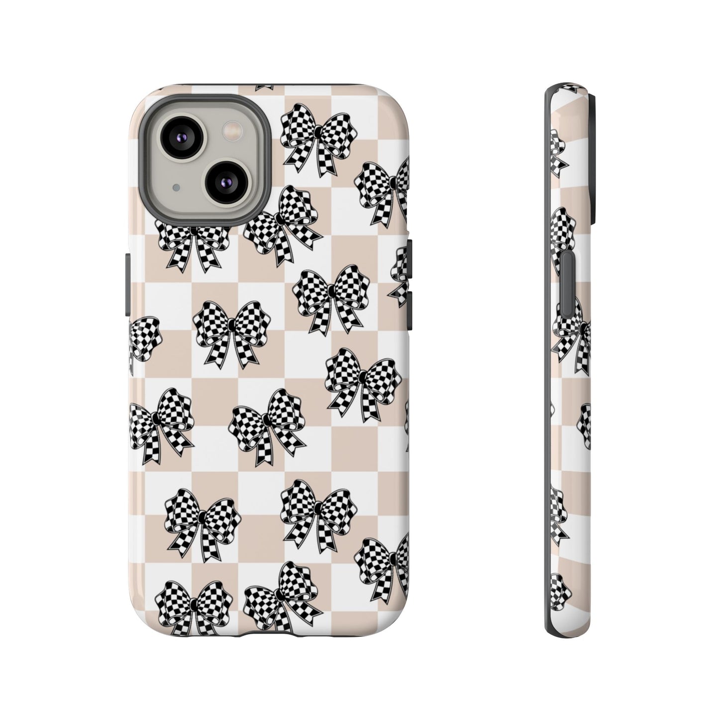 iPhone 16, Samsung S25, Google Pixel 9 Tough Phone Case, Coquette Retro Design All Models