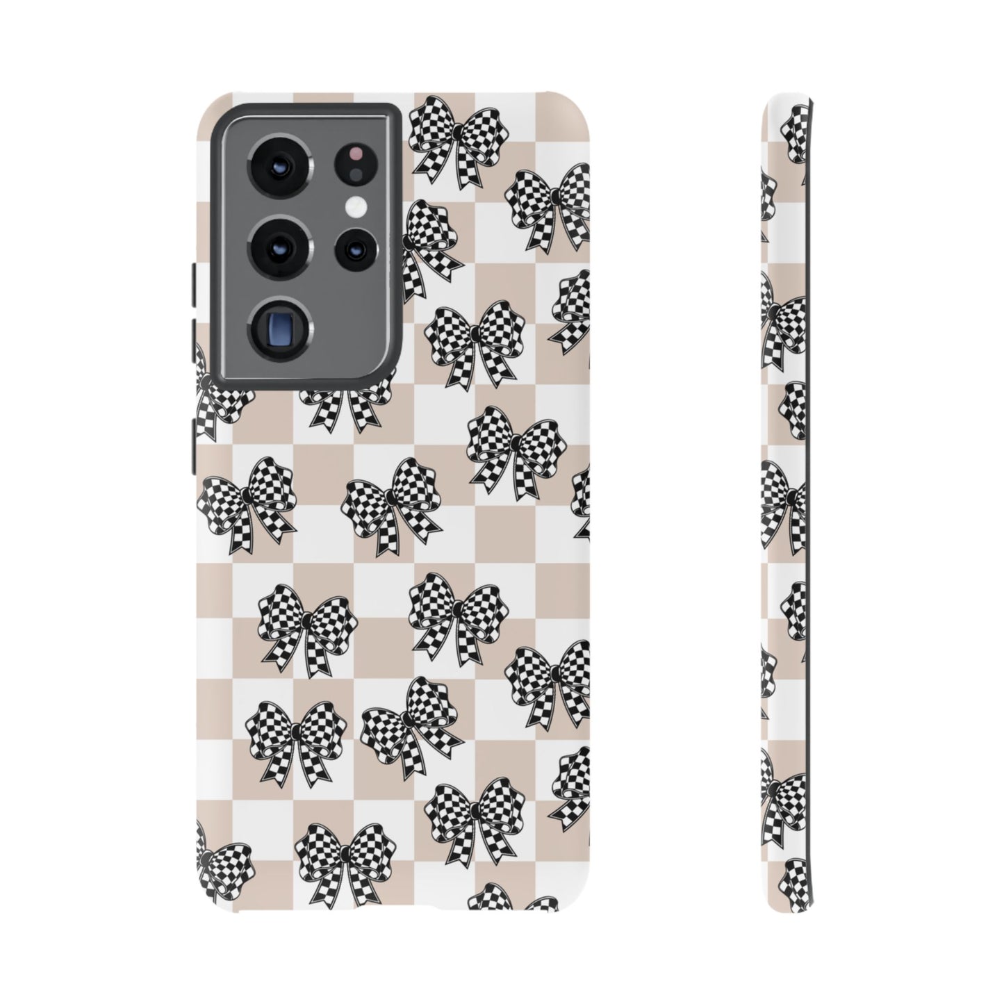 iPhone 16, Samsung S25, Google Pixel 9 Tough Phone Case, Coquette Retro Design All Models