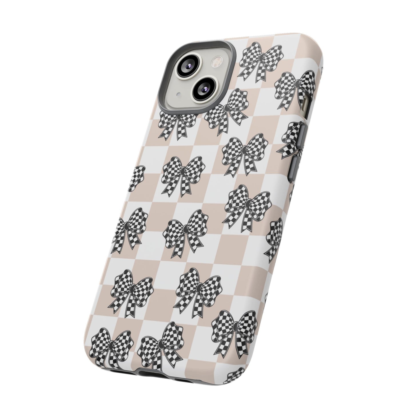 iPhone 16, Samsung S25, Google Pixel 9 Tough Phone Case, Coquette Retro Design All Models